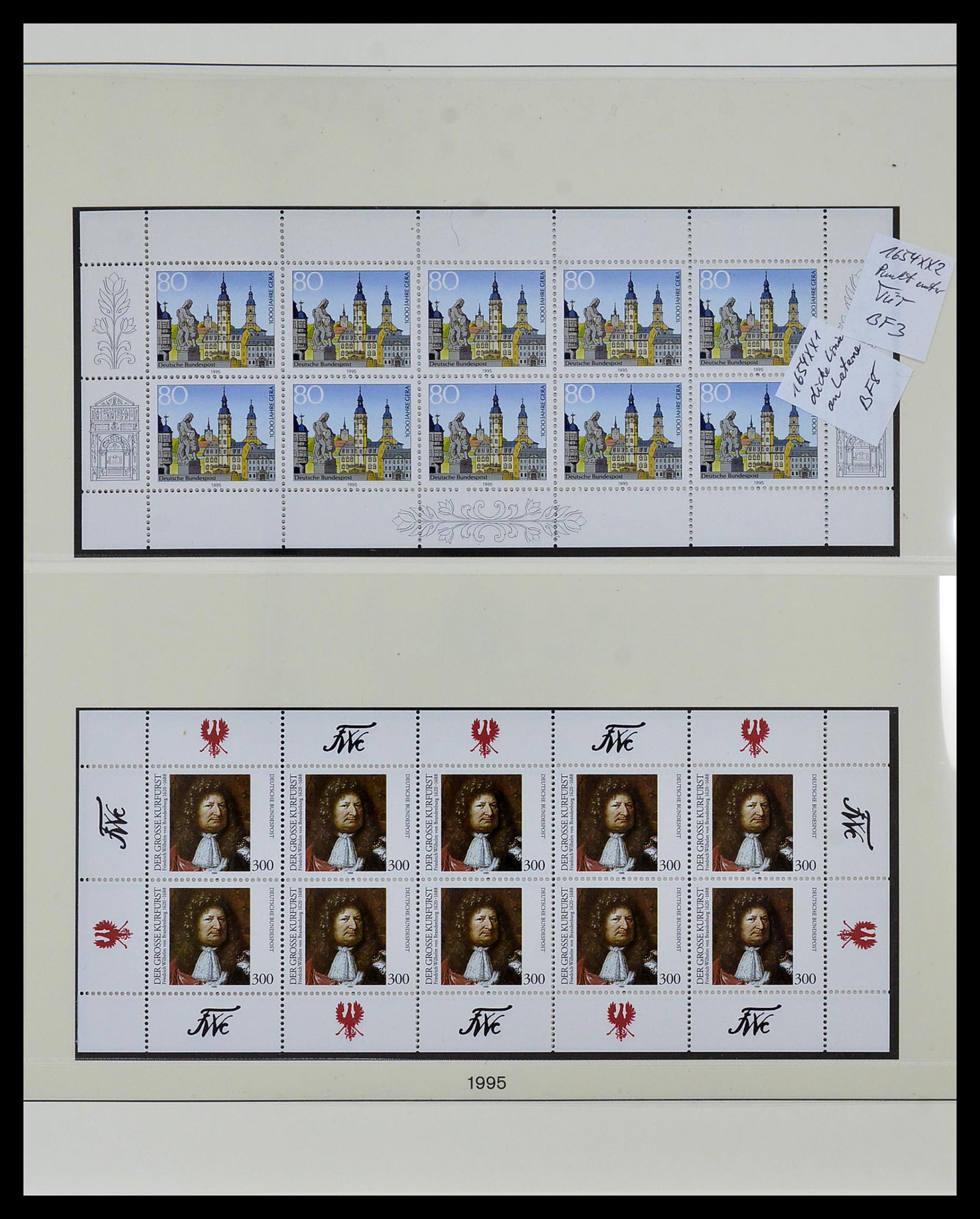 34456 015 - Stamp Collection 34456 Bundespost 1994-2000.