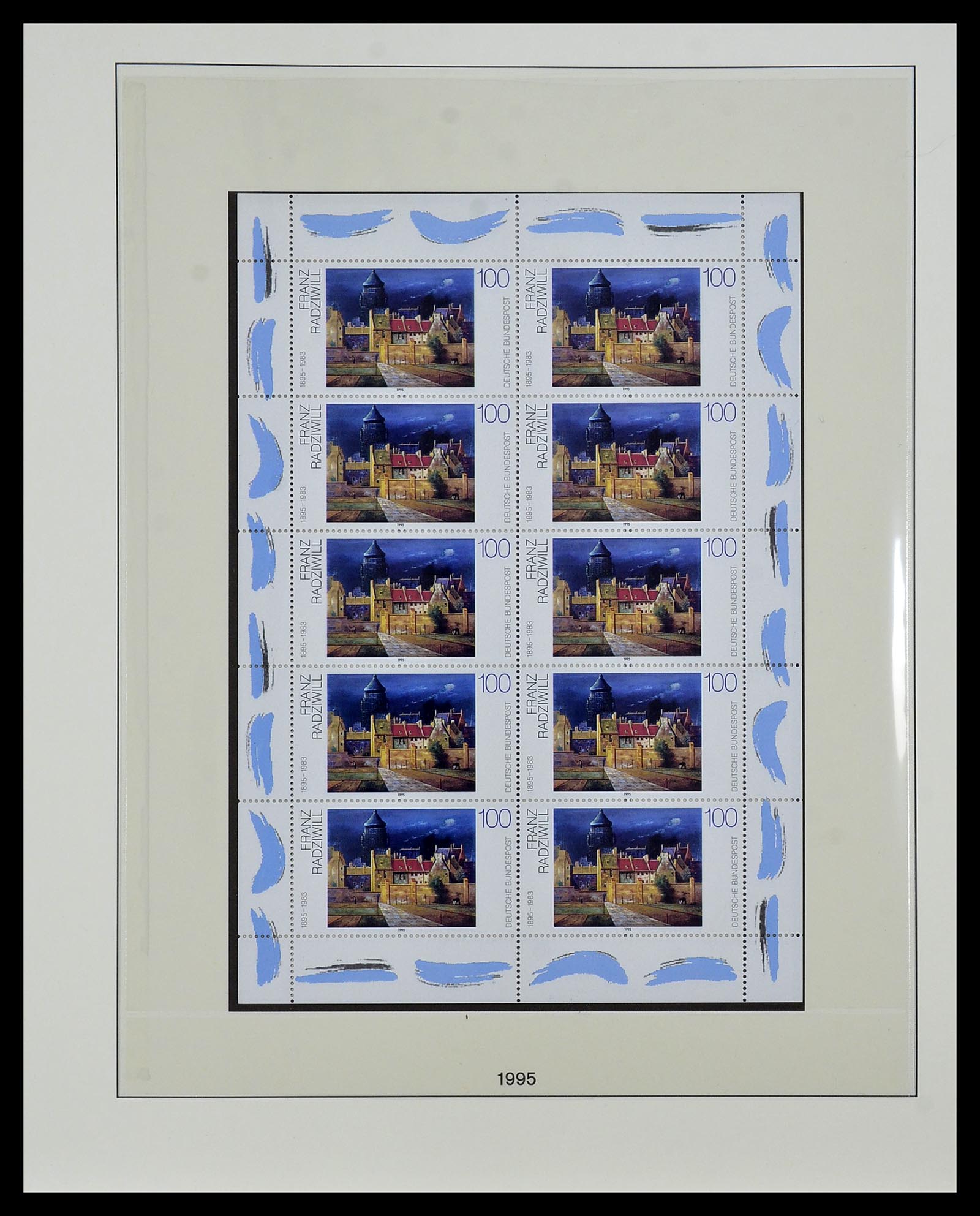 34456 017 - Postzegelverzameling 34456 Bundespost 1994-2000.