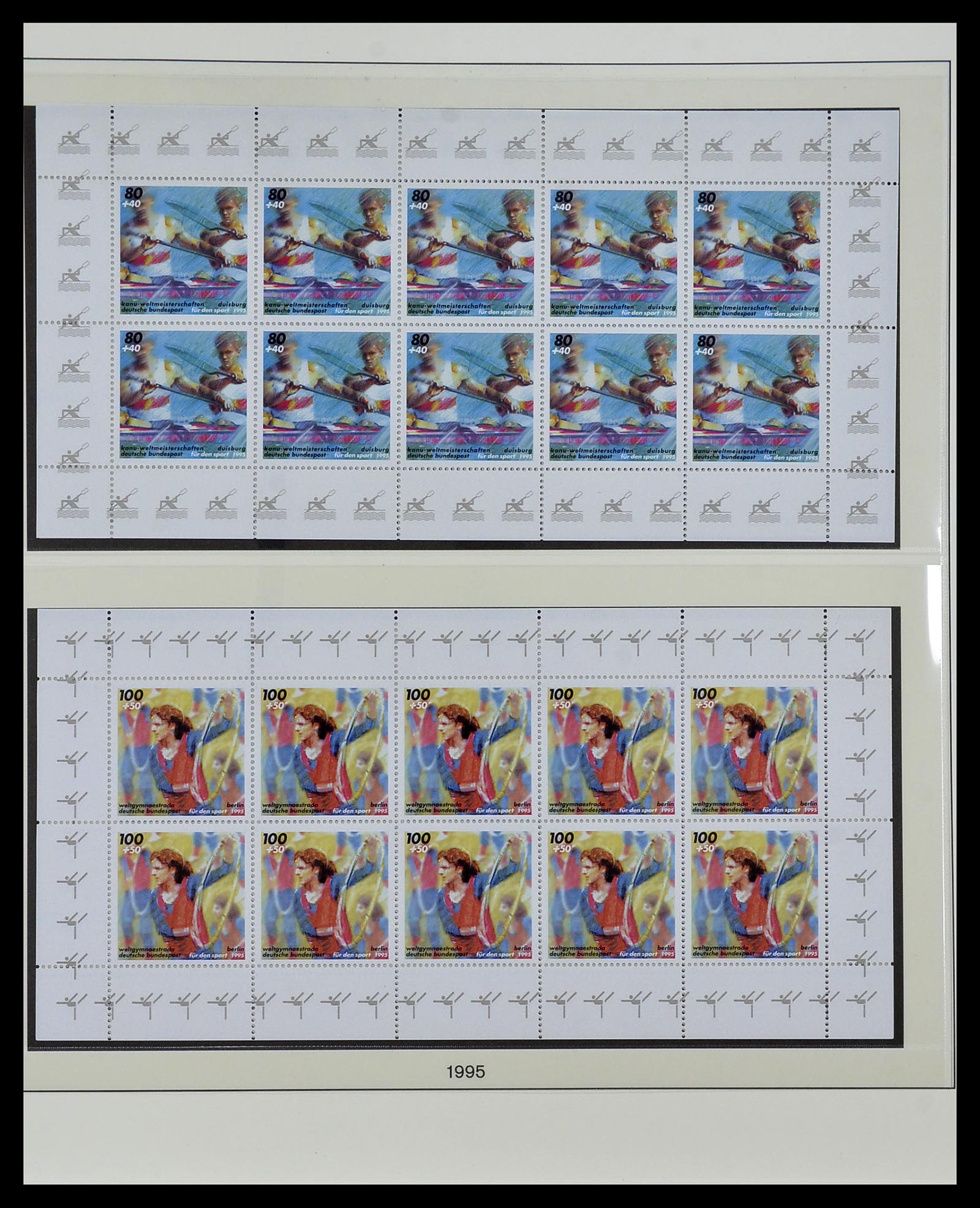 34456 020 - Postzegelverzameling 34456 Bundespost 1994-2000.