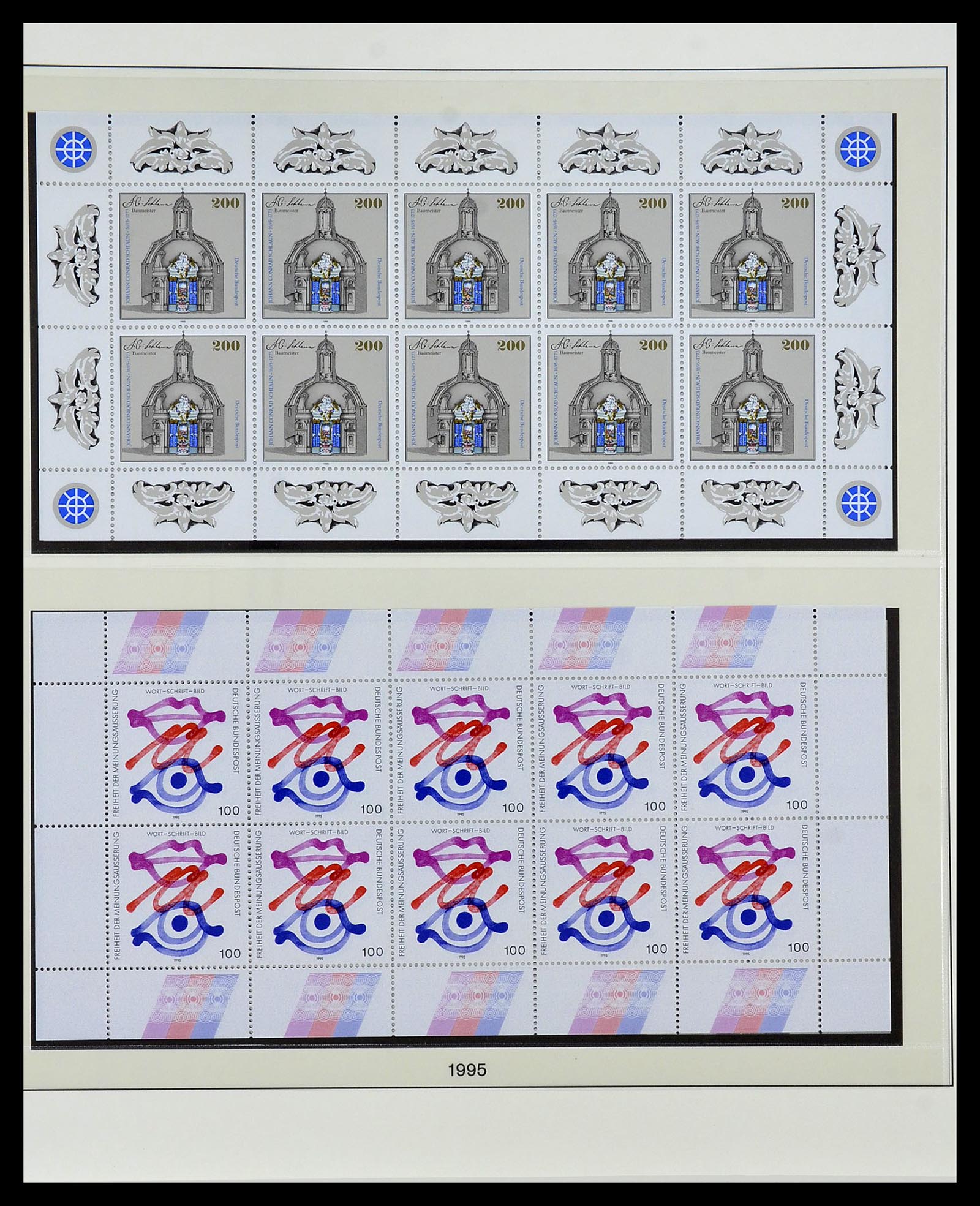 34456 027 - Stamp Collection 34456 Bundespost 1994-2000.