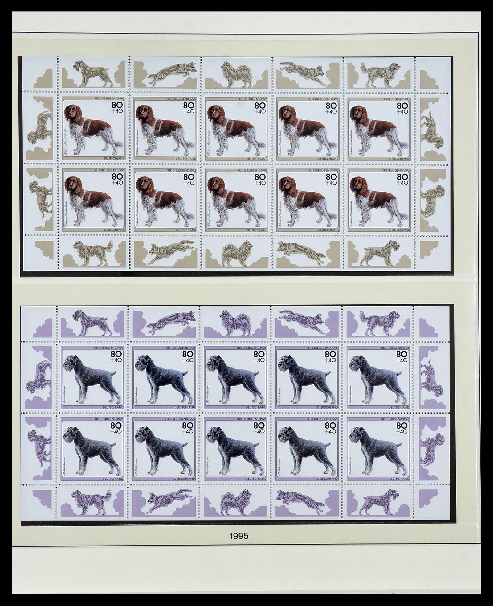34456 031 - Postzegelverzameling 34456 Bundespost 1994-2000.