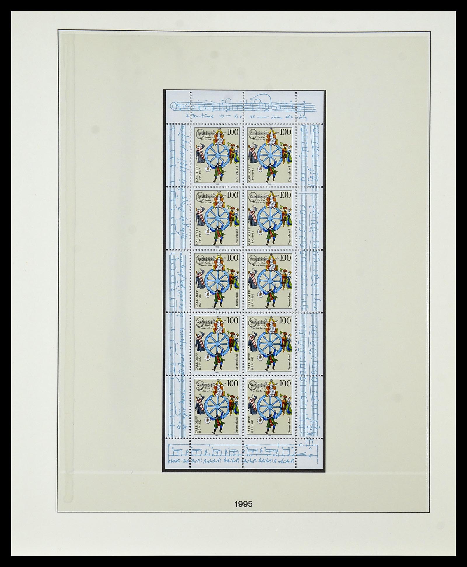34456 036 - Postzegelverzameling 34456 Bundespost 1994-2000.