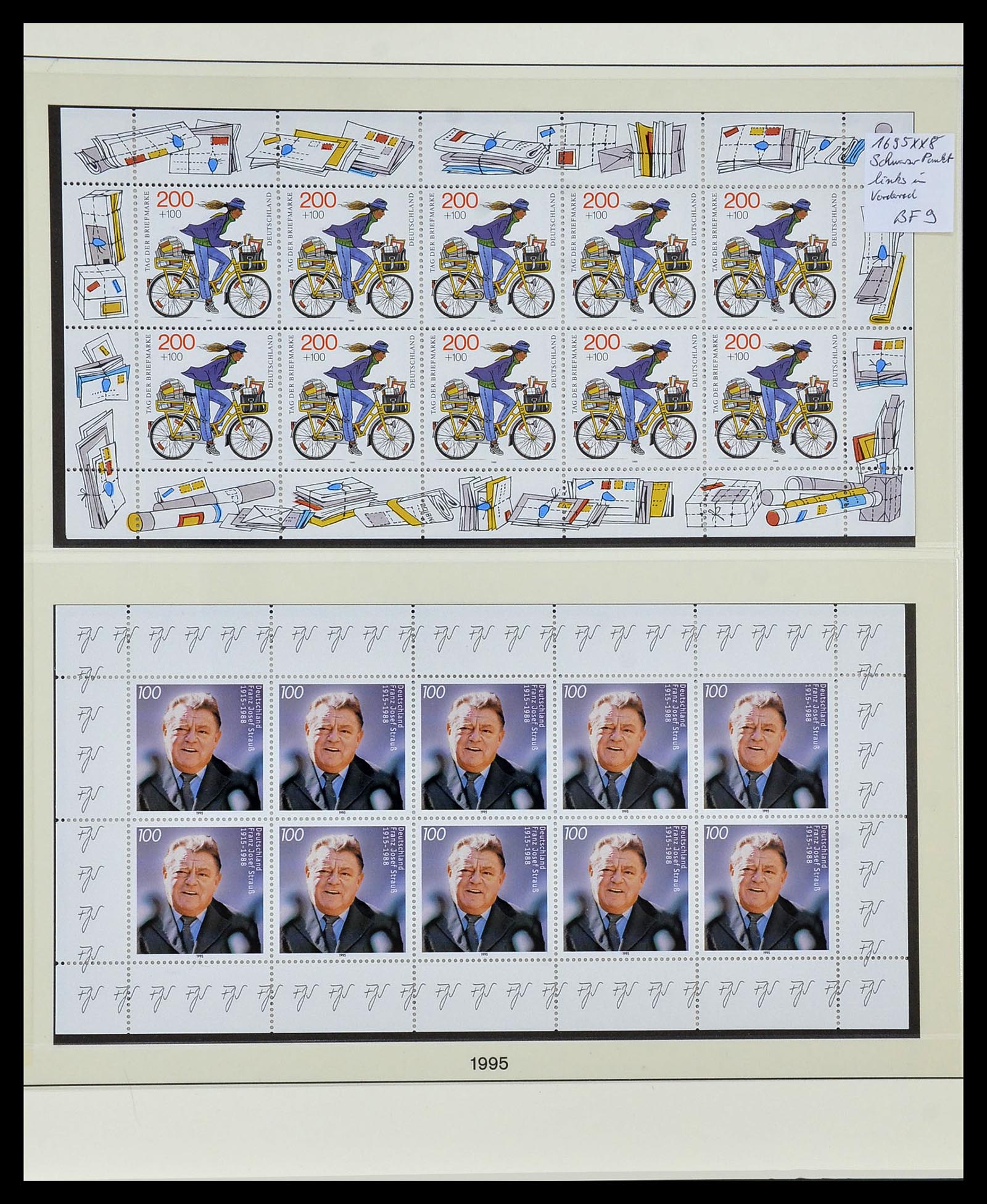 34456 043 - Postzegelverzameling 34456 Bundespost 1994-2000.