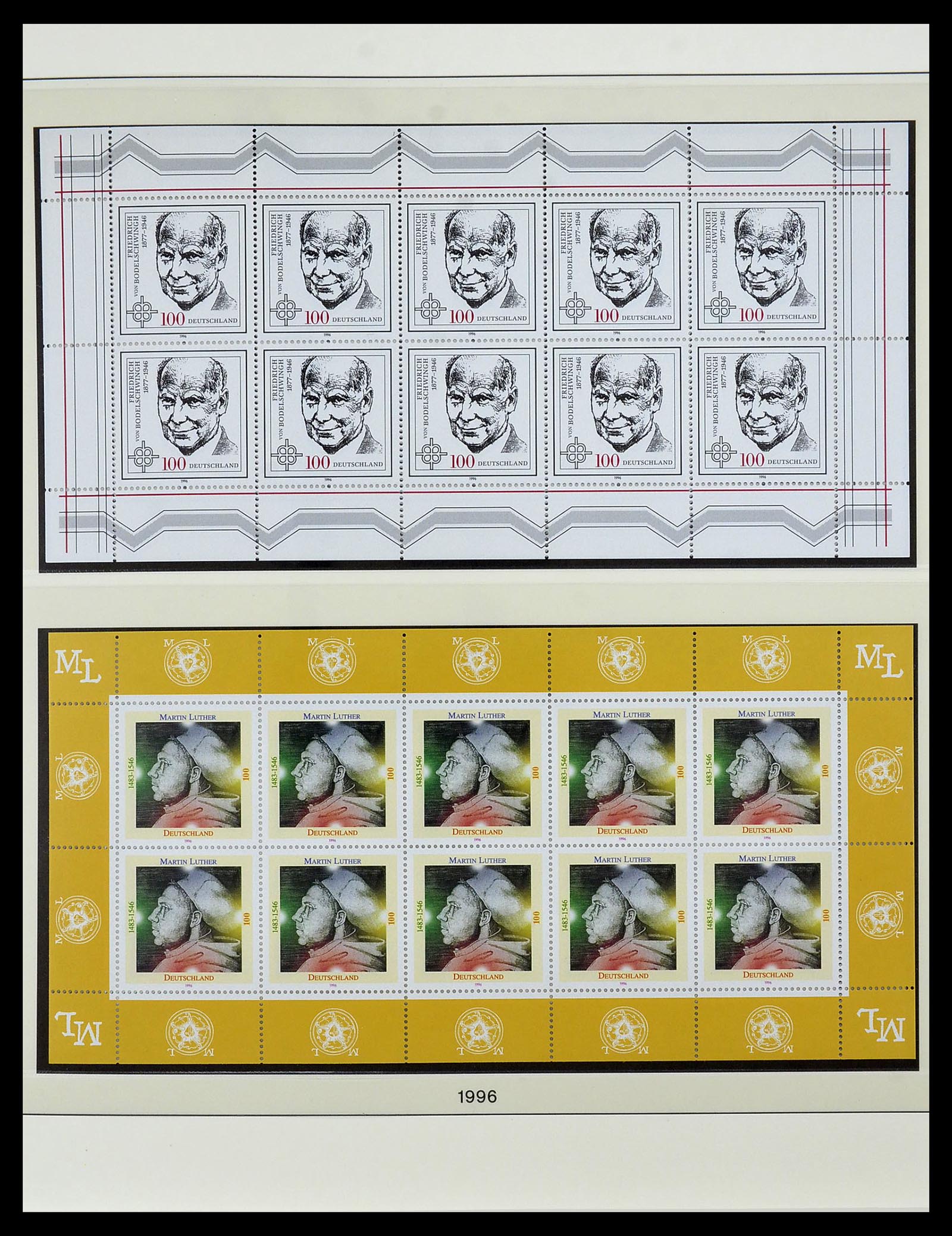 34456 056 - Postzegelverzameling 34456 Bundespost 1994-2000.