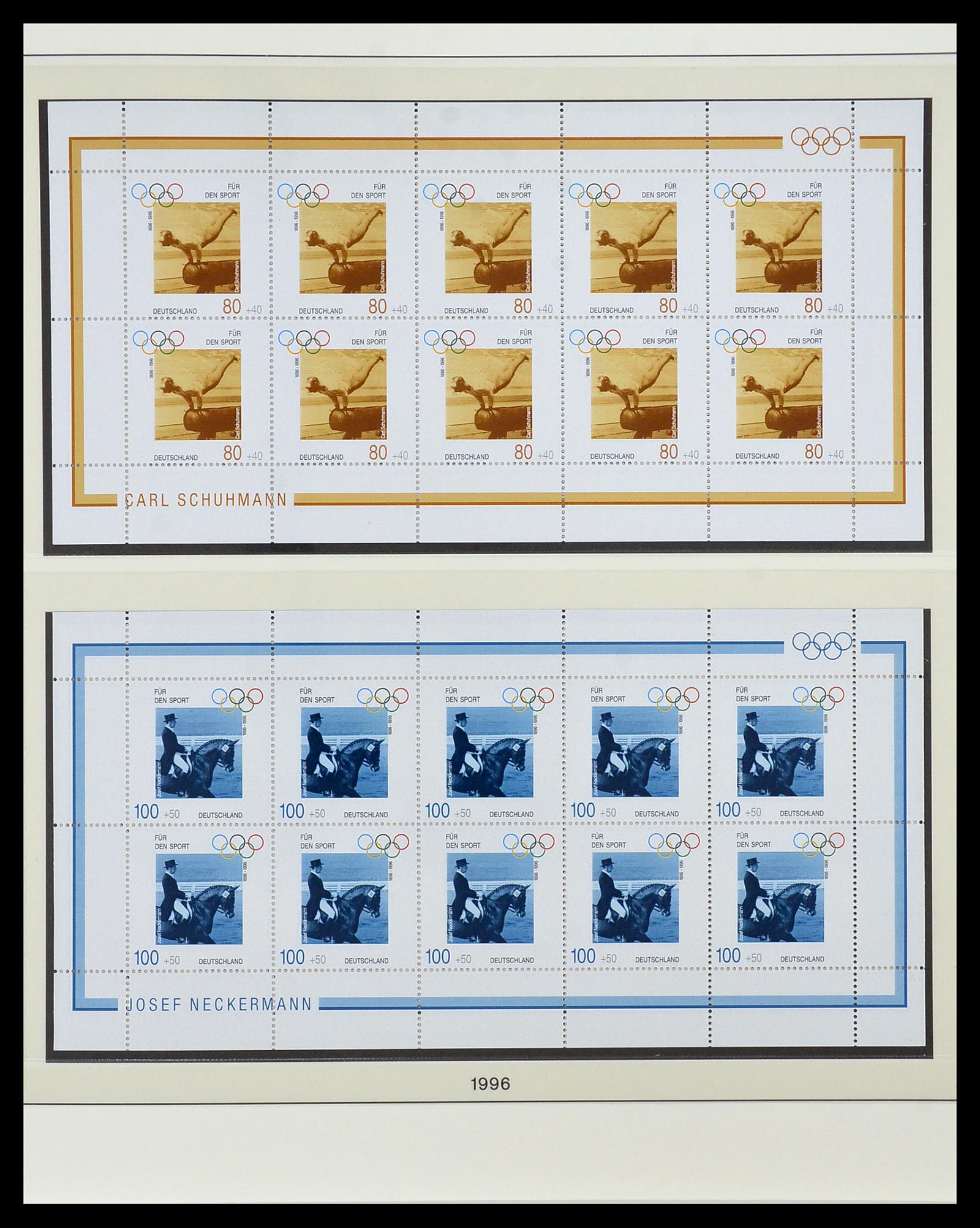 34456 075 - Postzegelverzameling 34456 Bundespost 1994-2000.