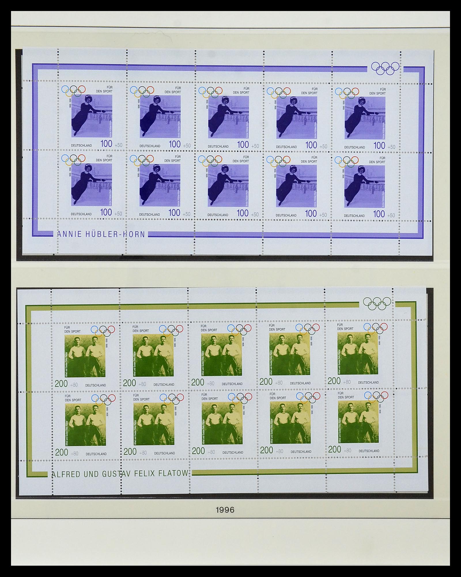 34456 076 - Postzegelverzameling 34456 Bundespost 1994-2000.