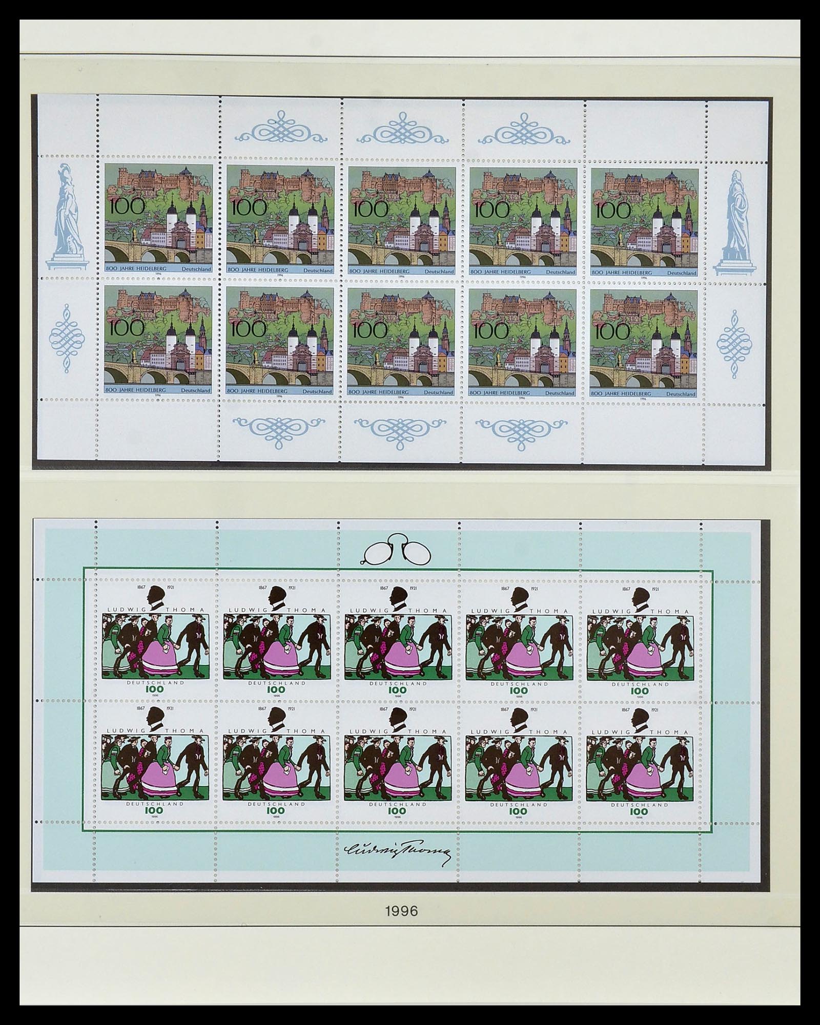 34456 078 - Stamp Collection 34456 Bundespost 1994-2000.