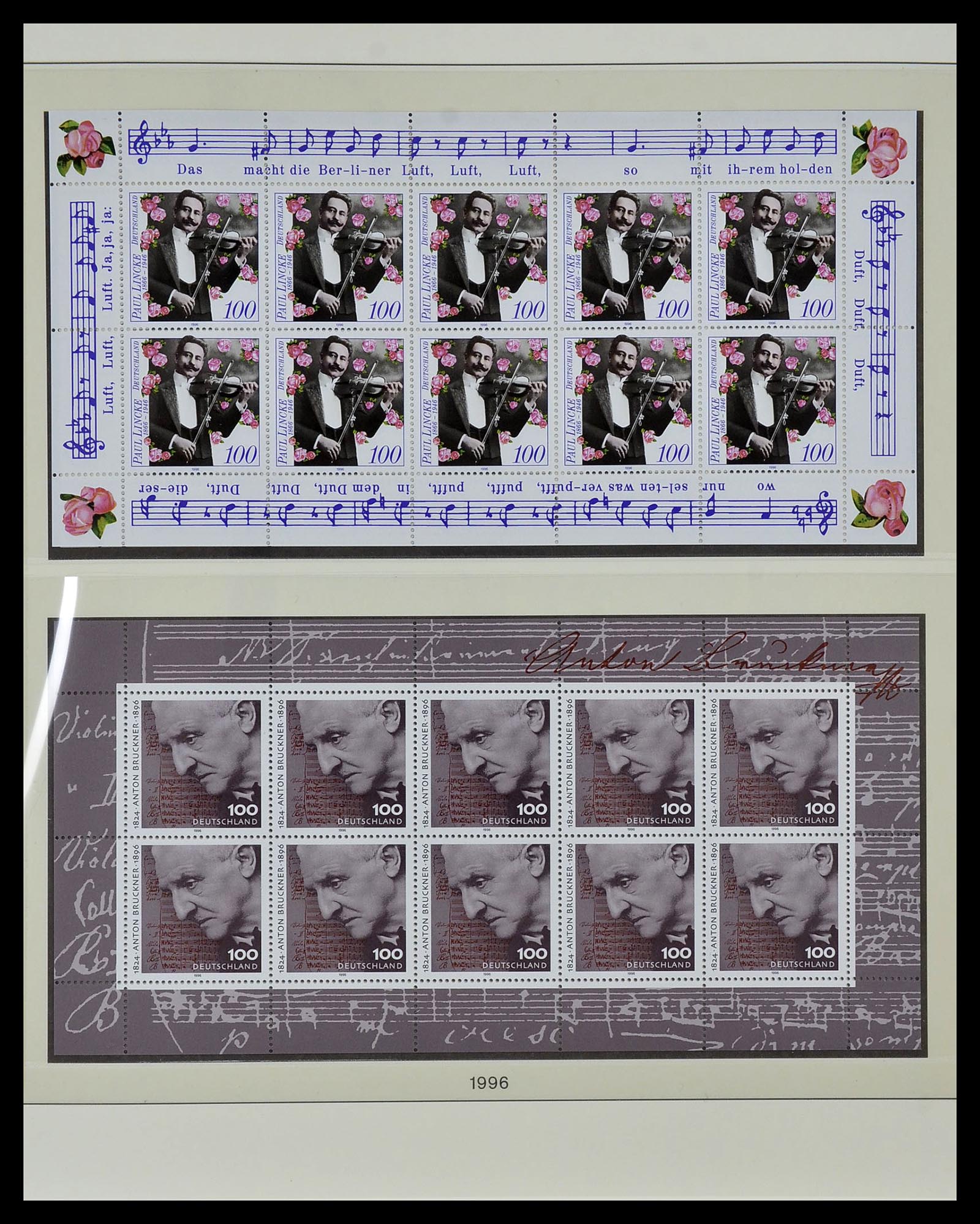 34456 081 - Stamp Collection 34456 Bundespost 1994-2000.