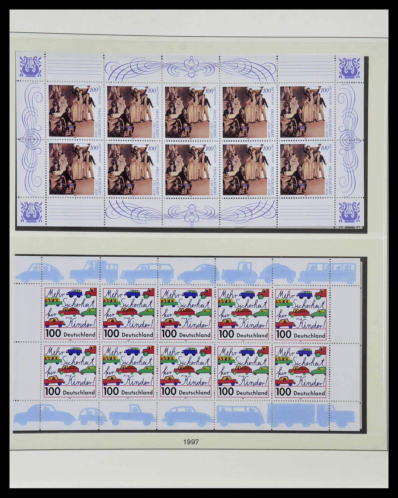34456 097 - Postzegelverzameling 34456 Bundespost 1994-2000.