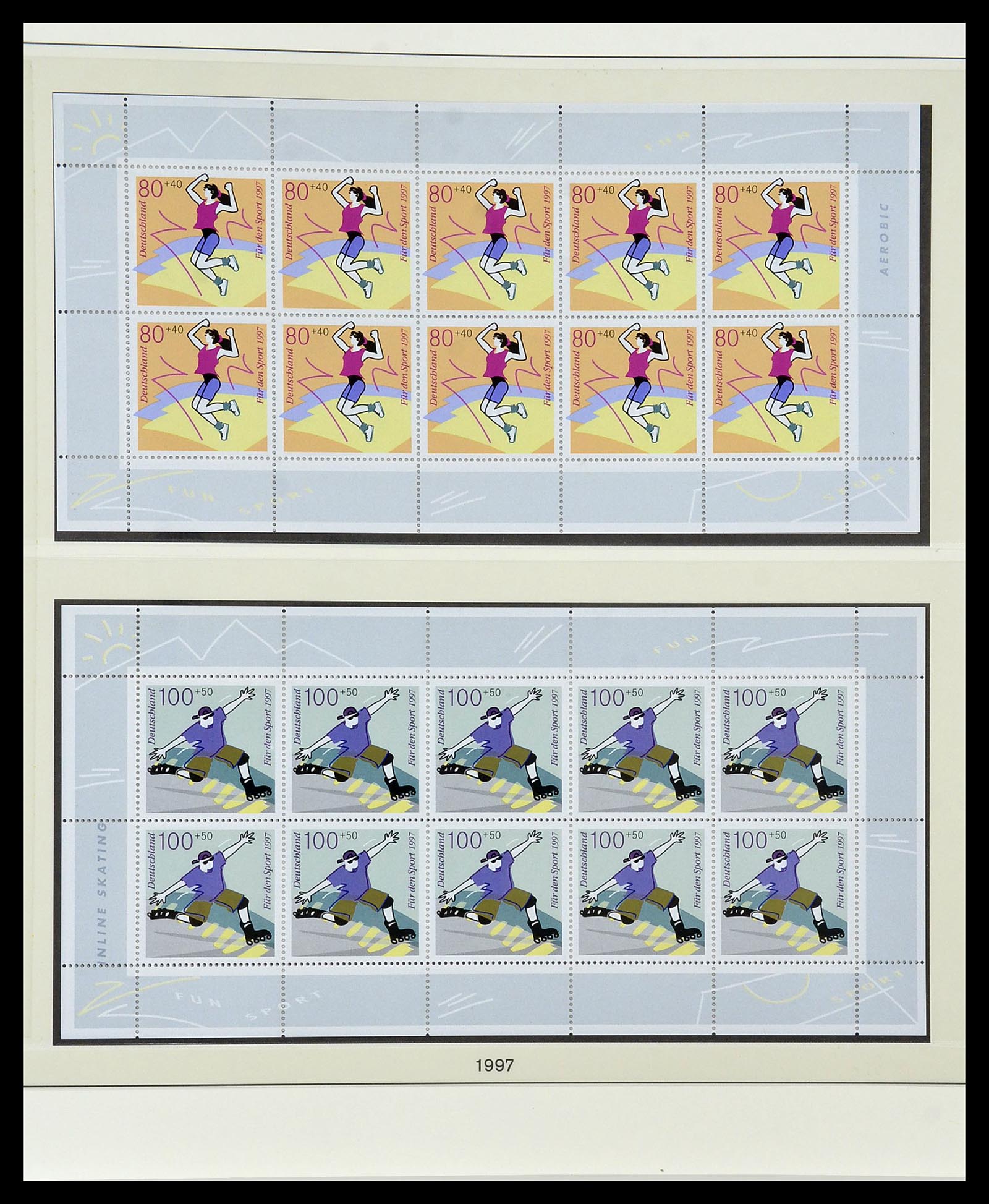 34456 098 - Postzegelverzameling 34456 Bundespost 1994-2000.