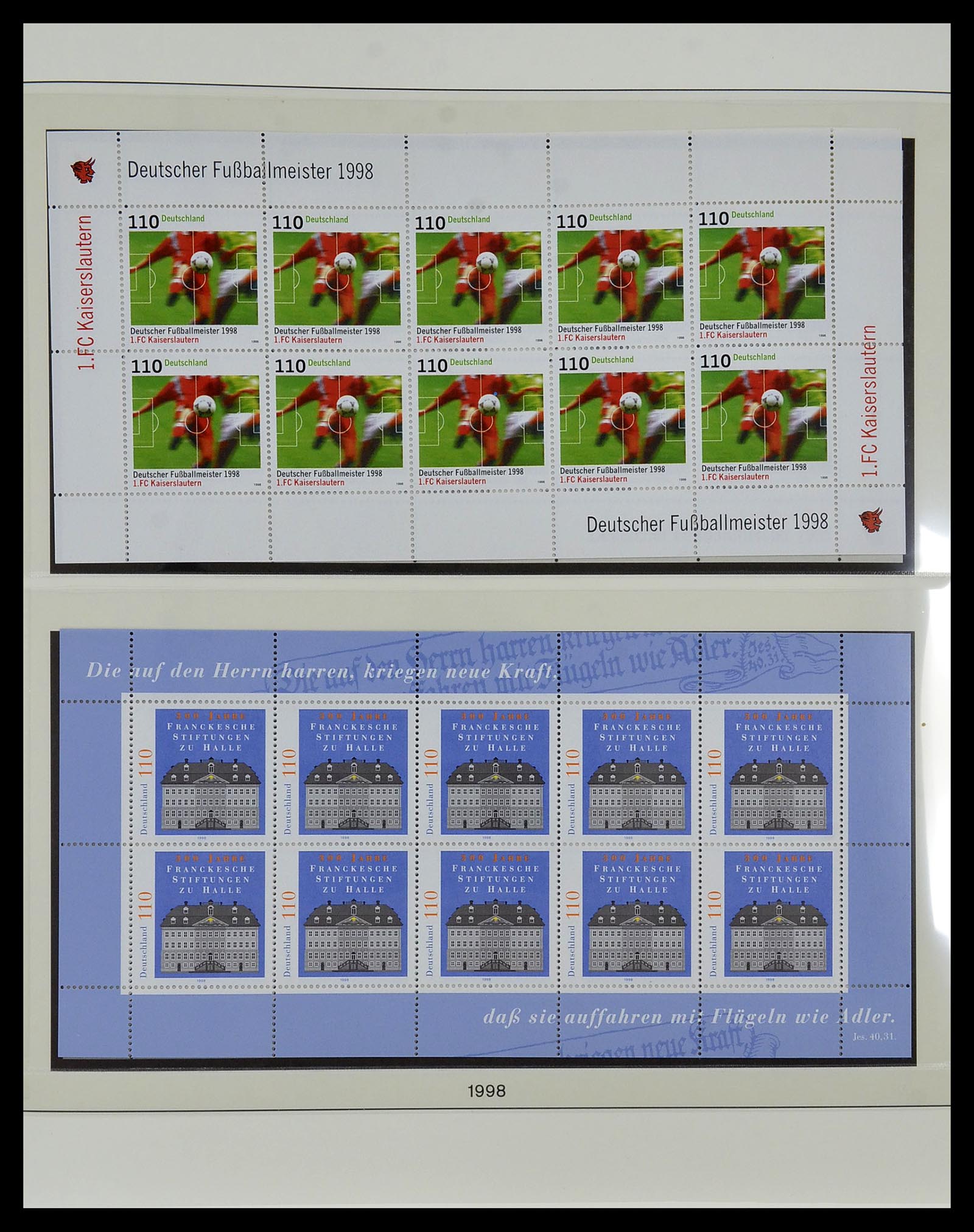 34456 162 - Stamp Collection 34456 Bundespost 1994-2000.