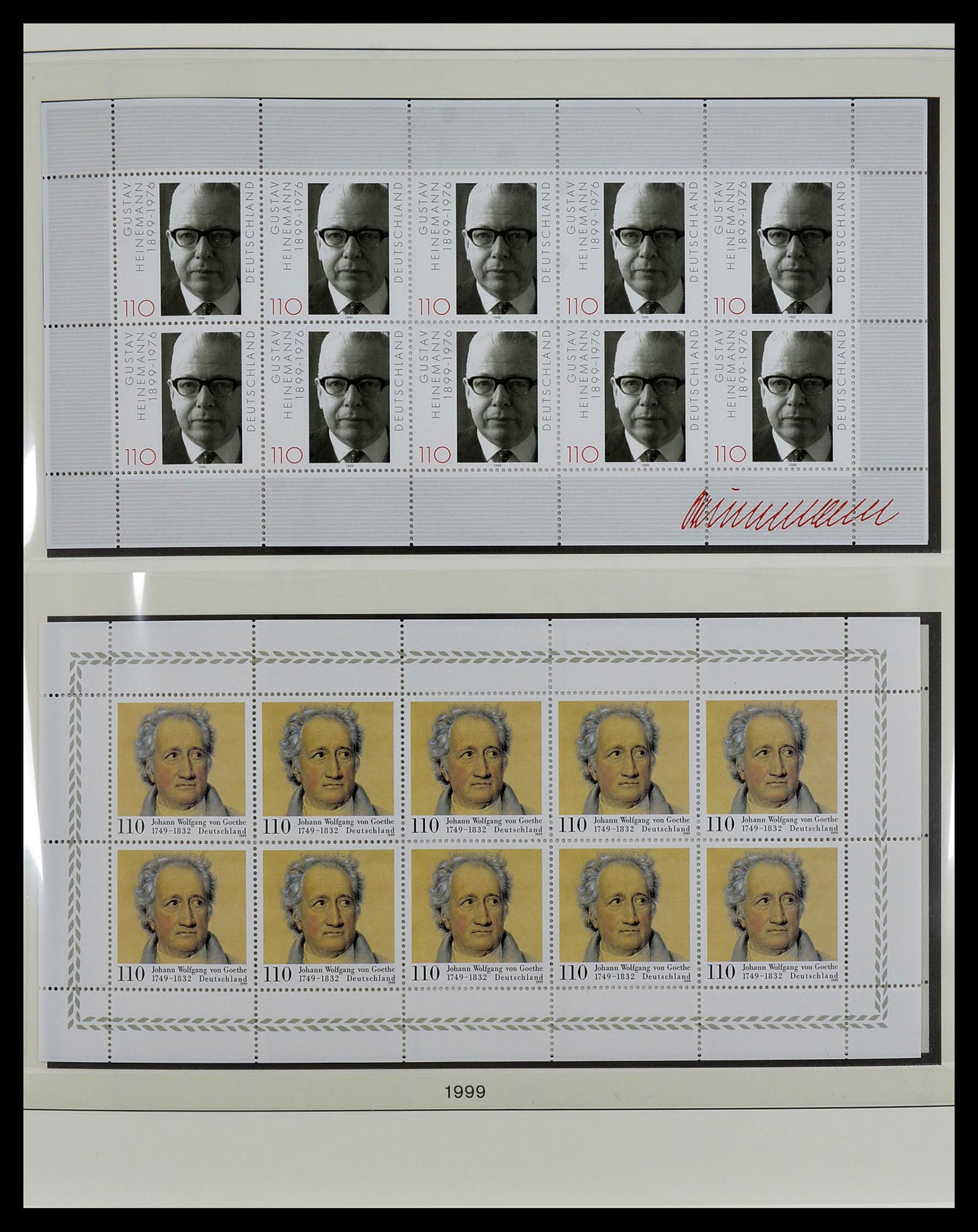 34456 194 - Stamp Collection 34456 Bundespost 1994-2000.
