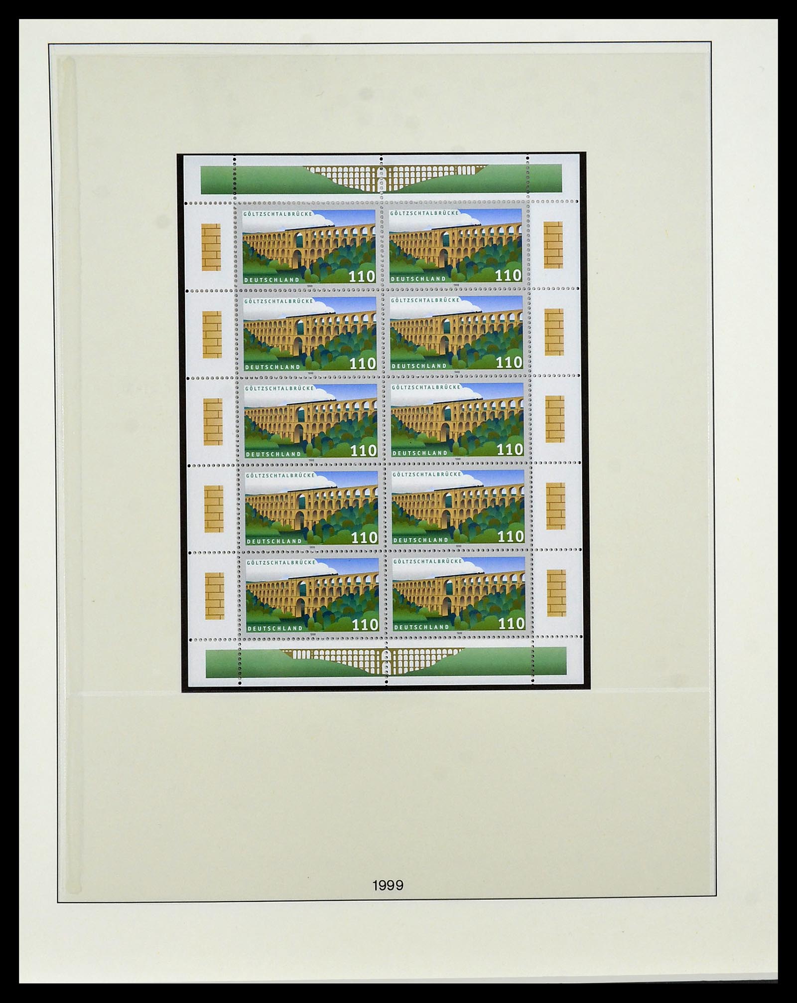 34456 202 - Postzegelverzameling 34456 Bundespost 1994-2000.