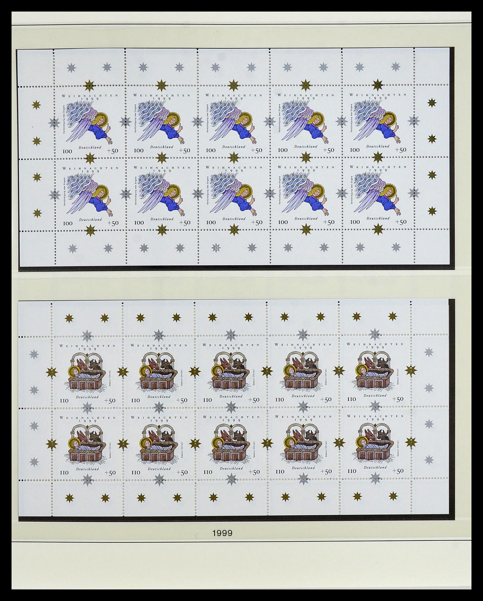 34456 204 - Postzegelverzameling 34456 Bundespost 1994-2000.