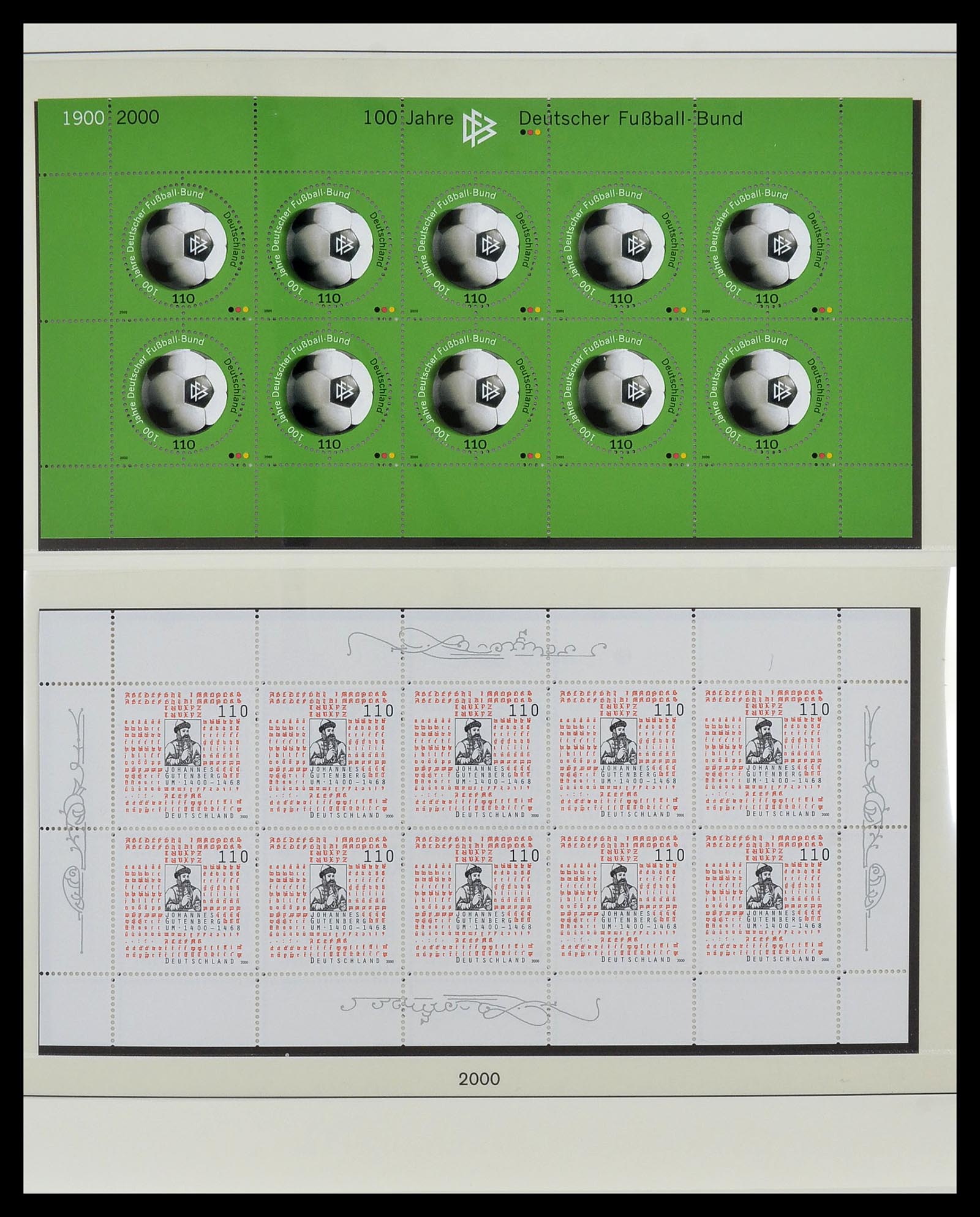 34456 209 - Stamp Collection 34456 Bundespost 1994-2000.