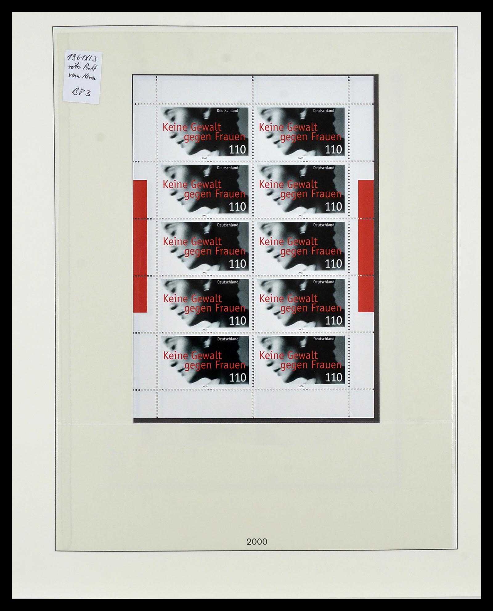 34456 211 - Postzegelverzameling 34456 Bundespost 1994-2000.