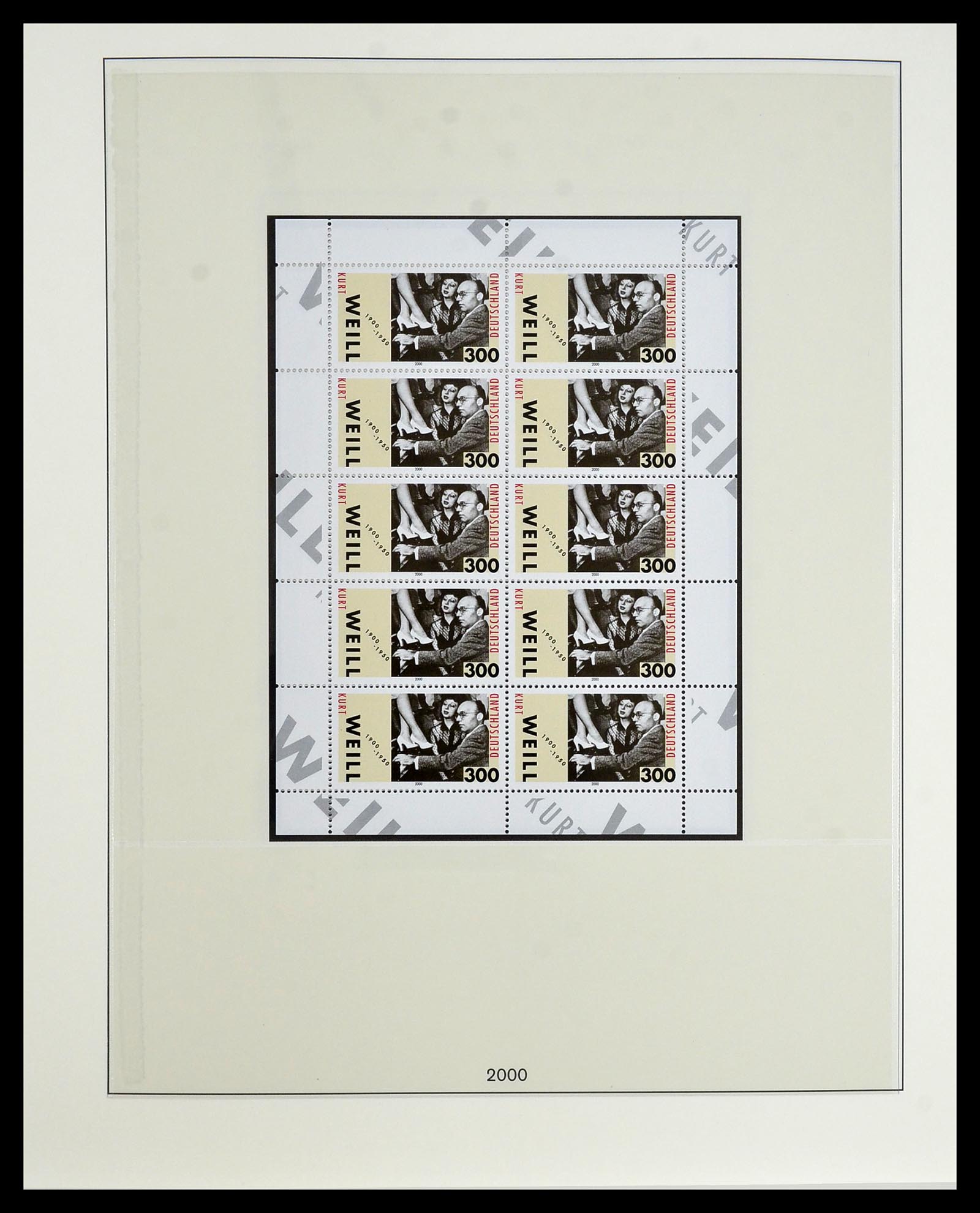 34456 217 - Postzegelverzameling 34456 Bundespost 1994-2000.
