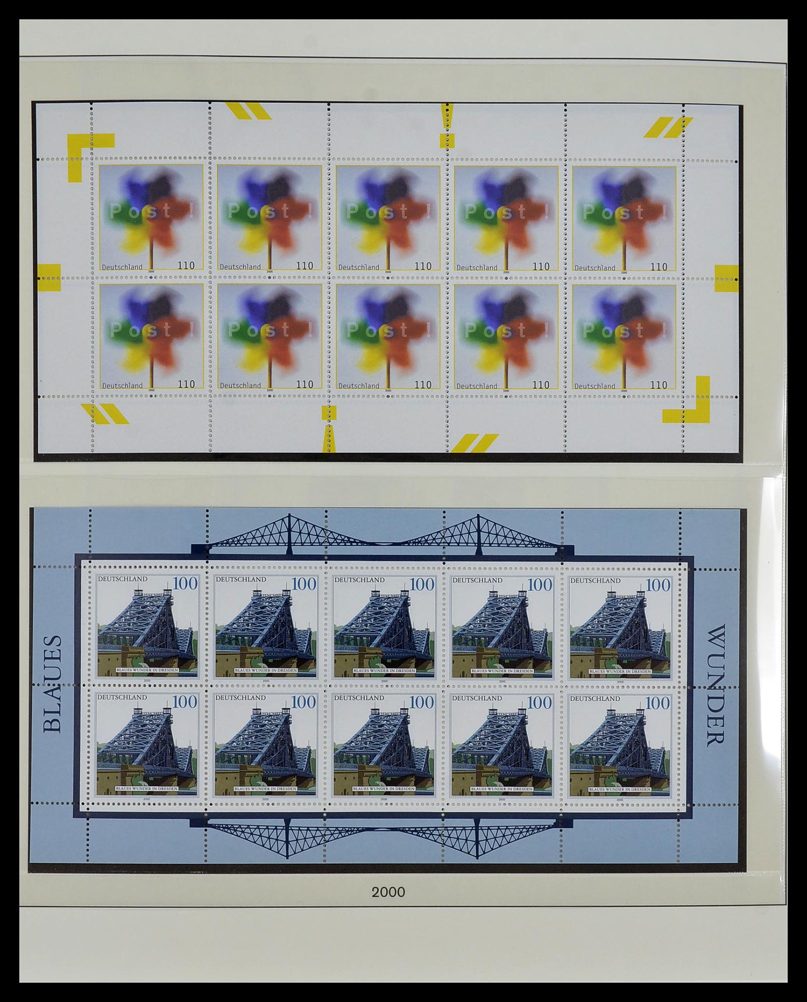 34456 221 - Postzegelverzameling 34456 Bundespost 1994-2000.