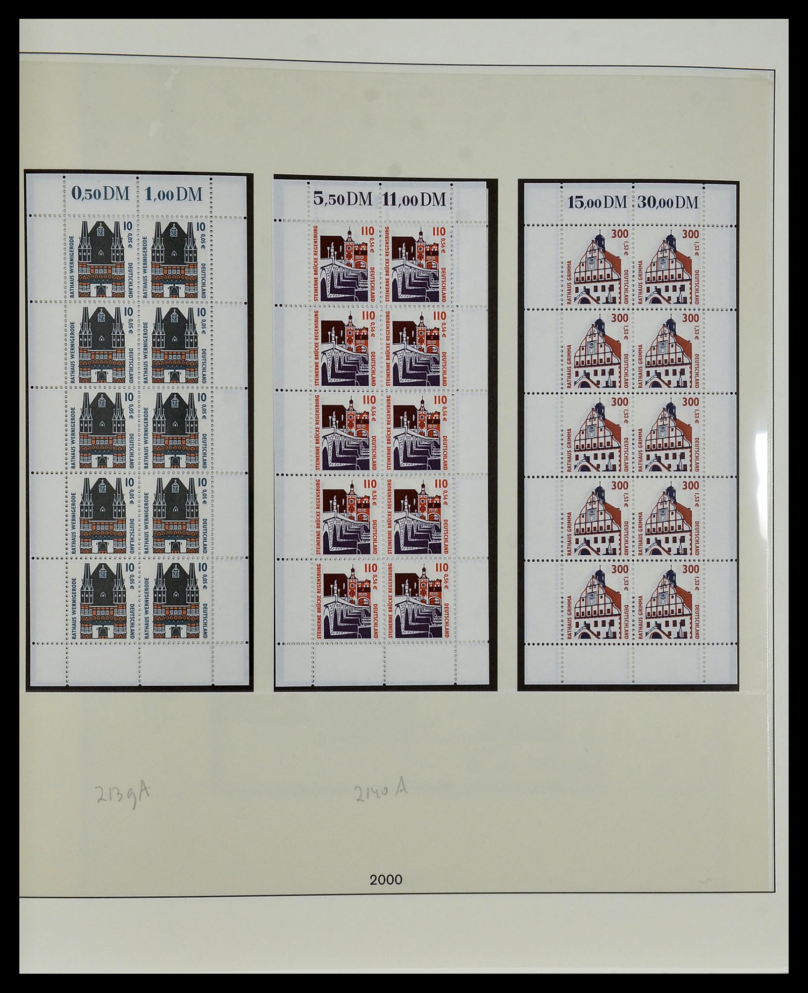 34456 247 - Postzegelverzameling 34456 Bundespost 1994-2000.
