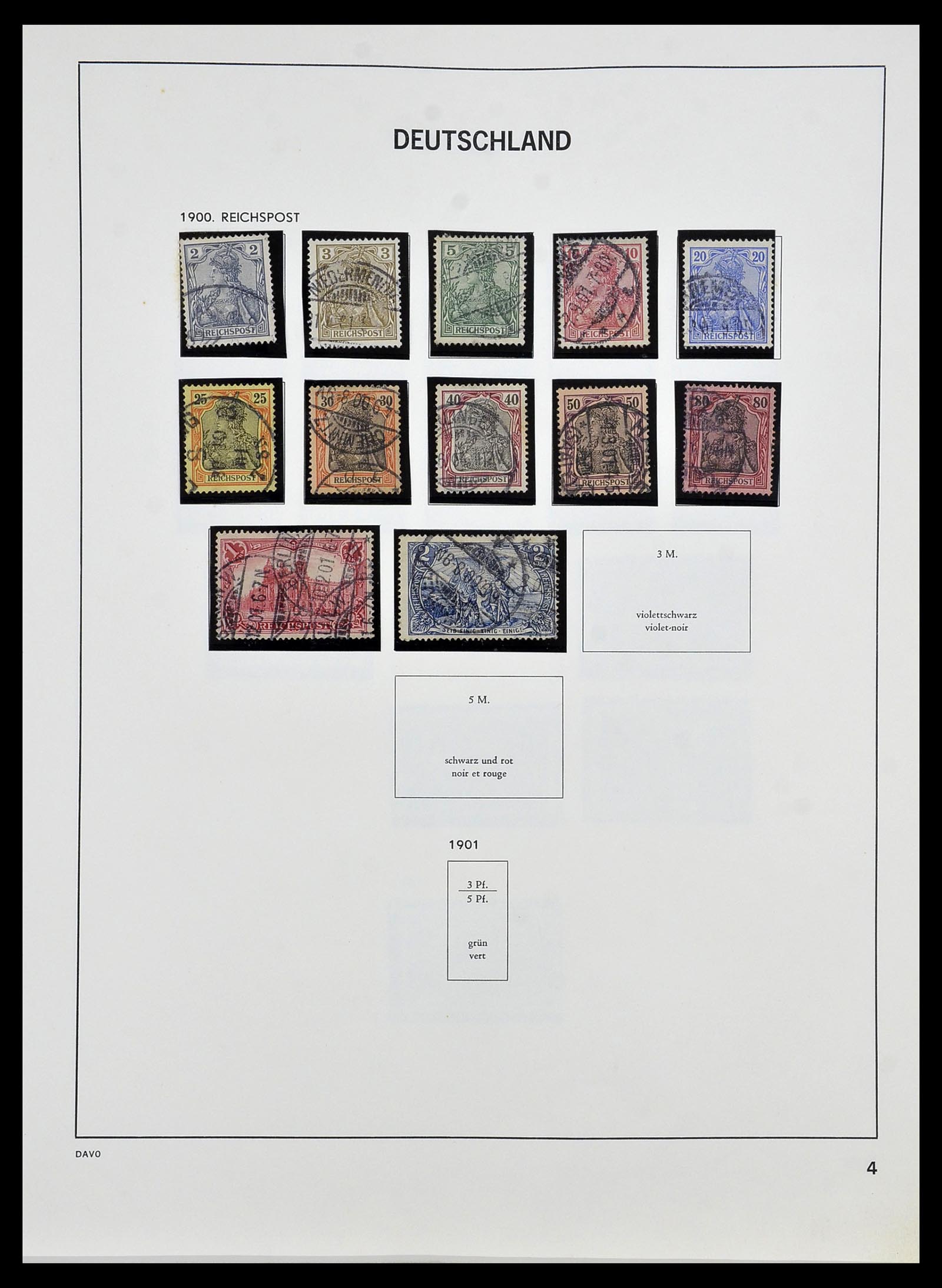 34457 004 - Postzegelverzameling 34457 Duitsland 1872-1980.