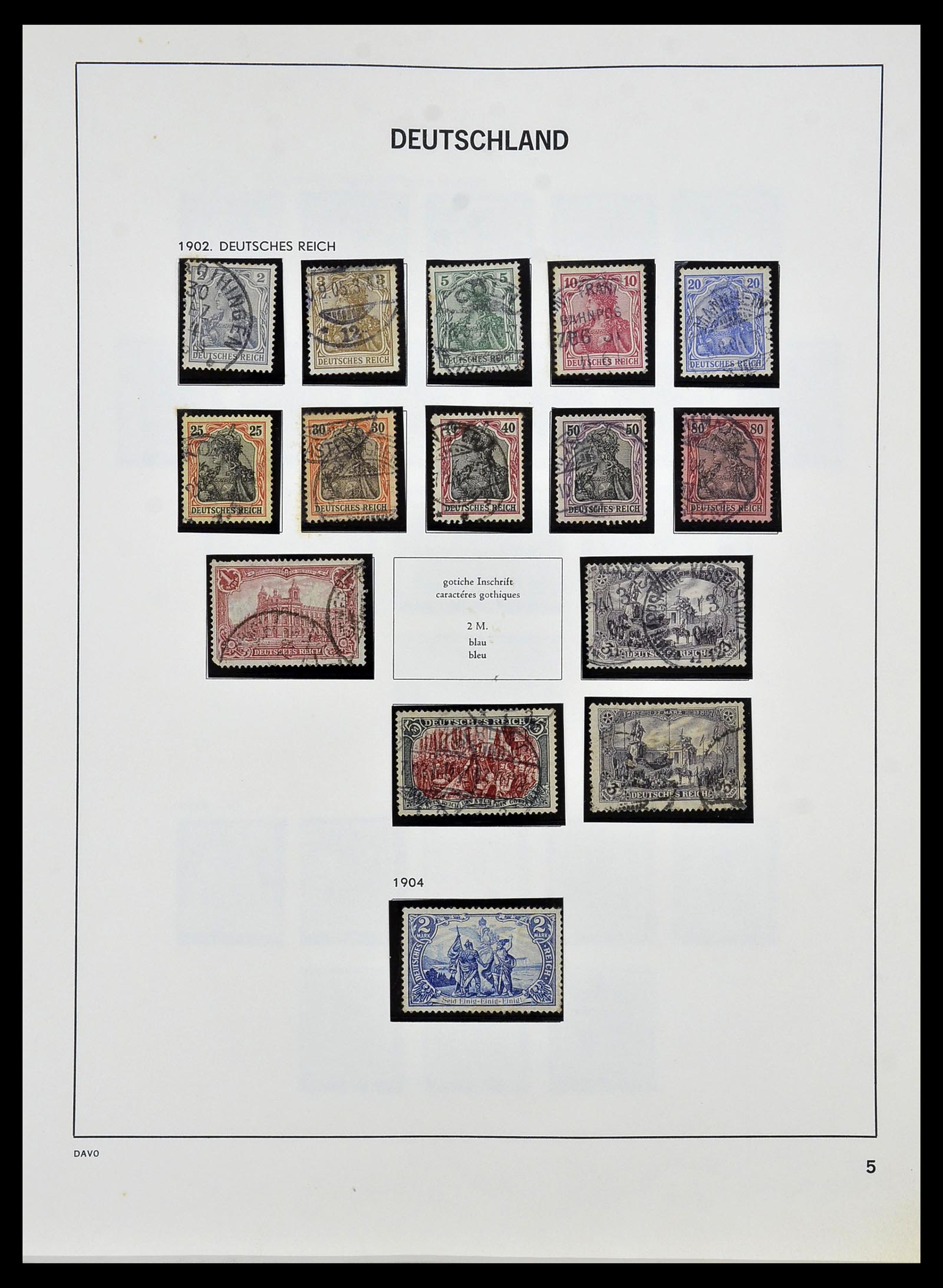 34457 005 - Postzegelverzameling 34457 Duitsland 1872-1980.