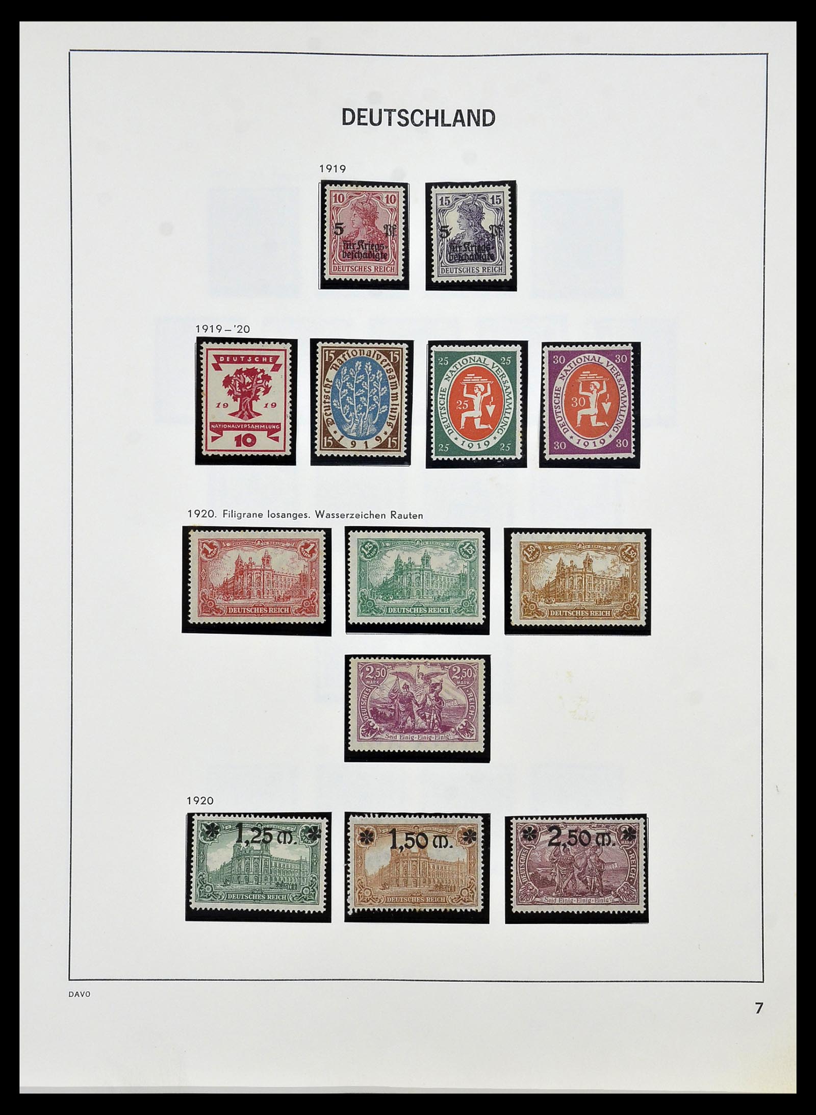 34457 007 - Postzegelverzameling 34457 Duitsland 1872-1980.