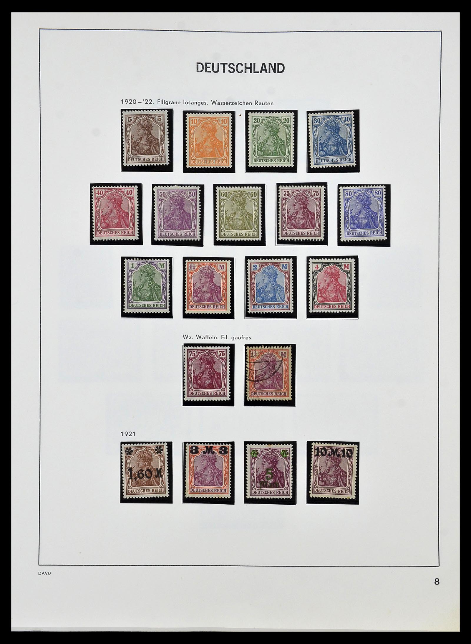 34457 008 - Postzegelverzameling 34457 Duitsland 1872-1980.