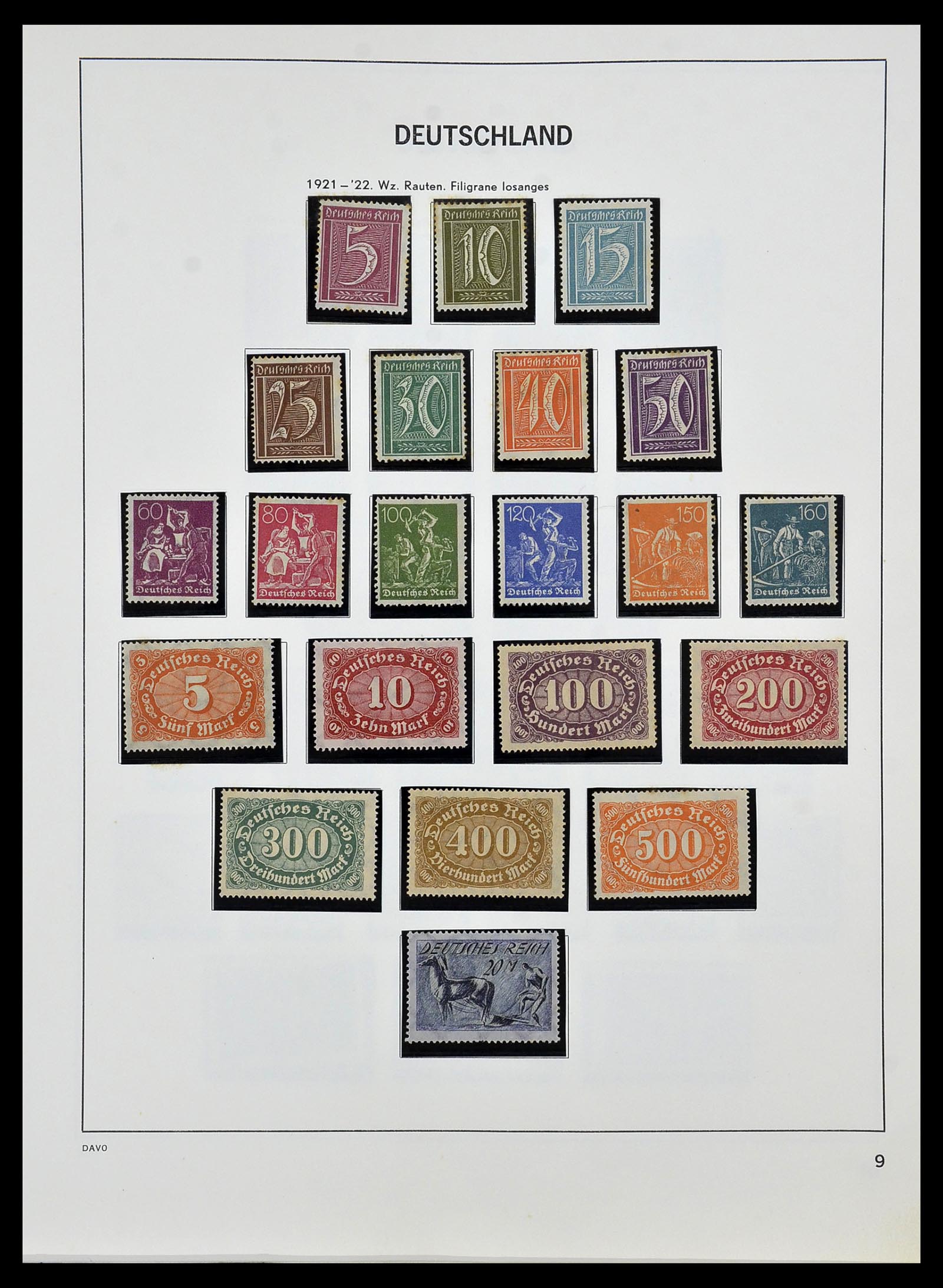 34457 009 - Postzegelverzameling 34457 Duitsland 1872-1980.