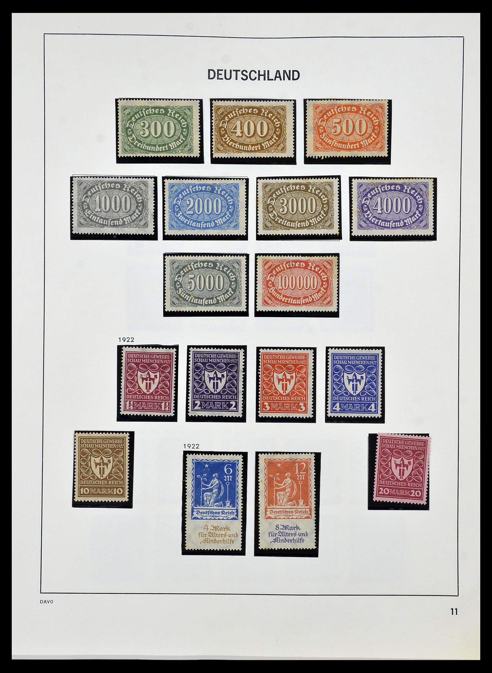 34457 011 - Postzegelverzameling 34457 Duitsland 1872-1980.