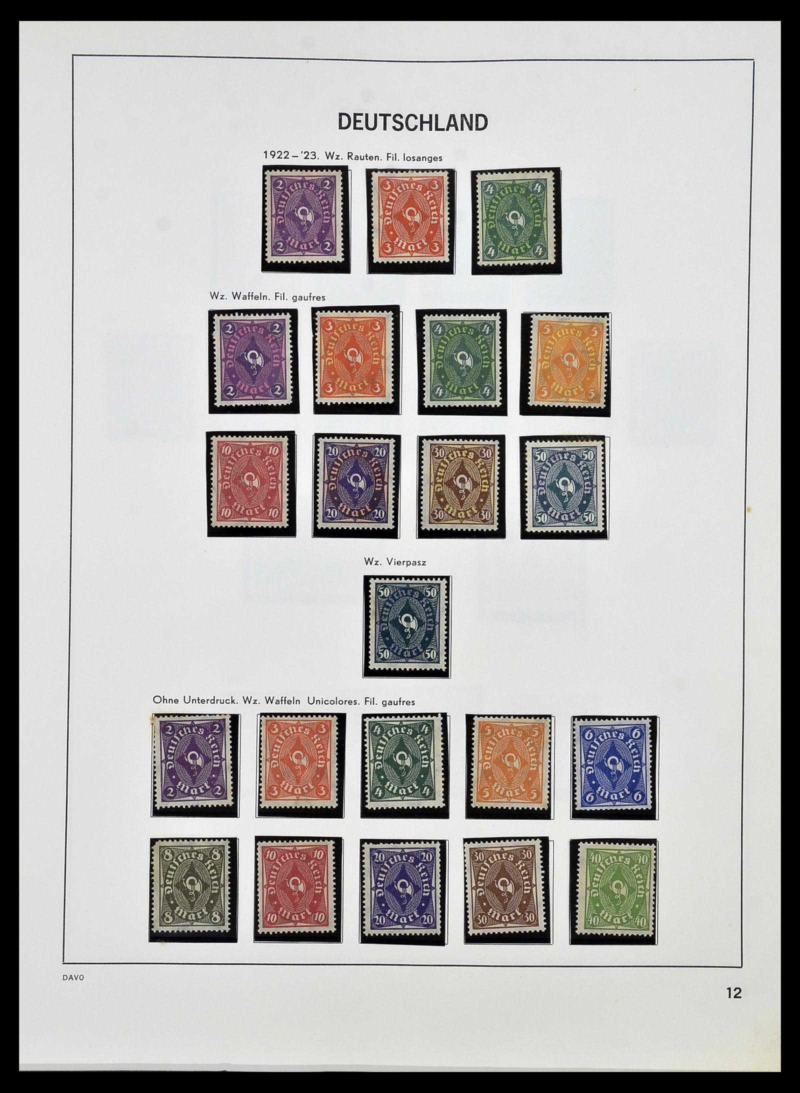 34457 012 - Postzegelverzameling 34457 Duitsland 1872-1980.