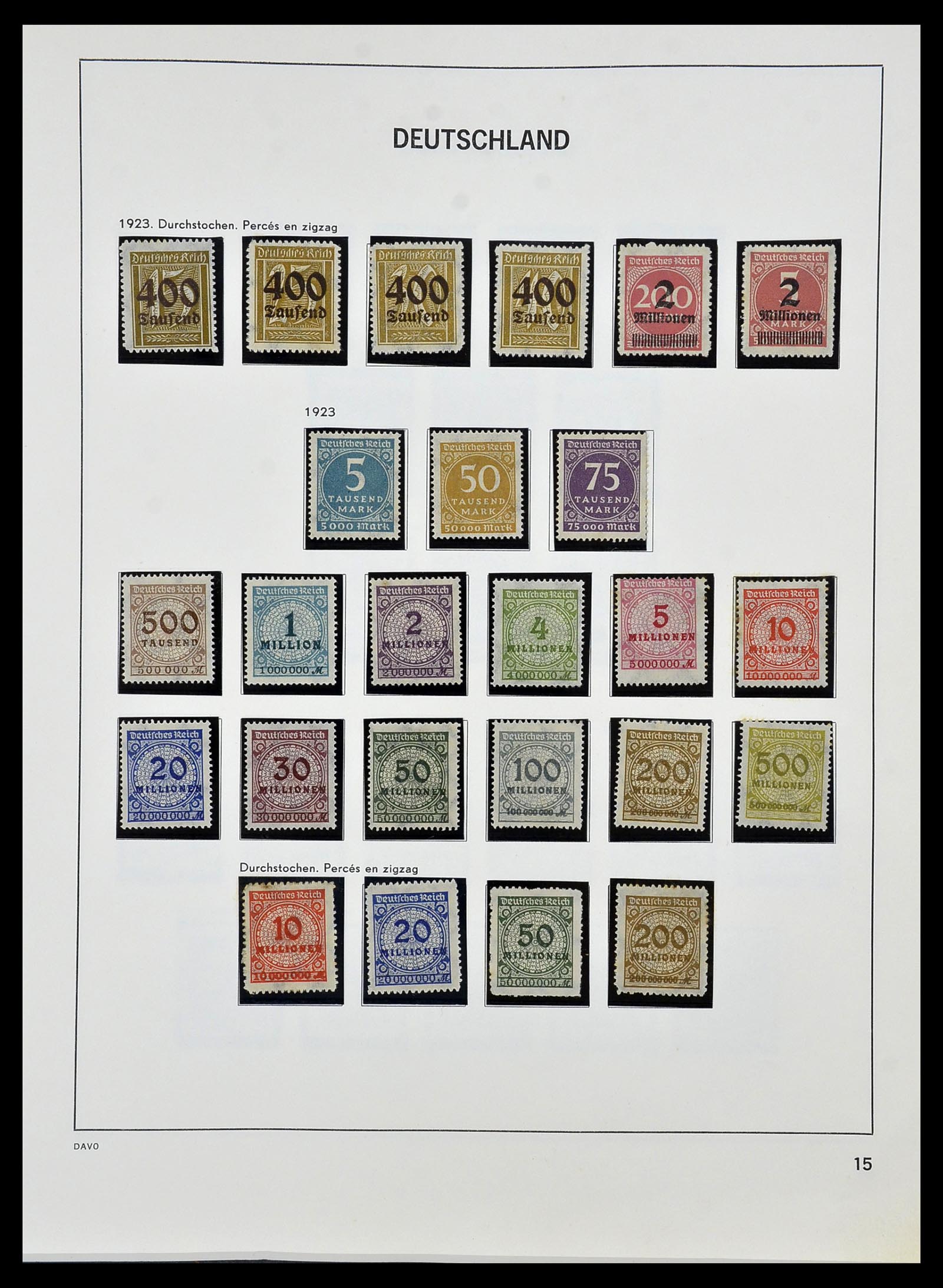 34457 015 - Postzegelverzameling 34457 Duitsland 1872-1980.