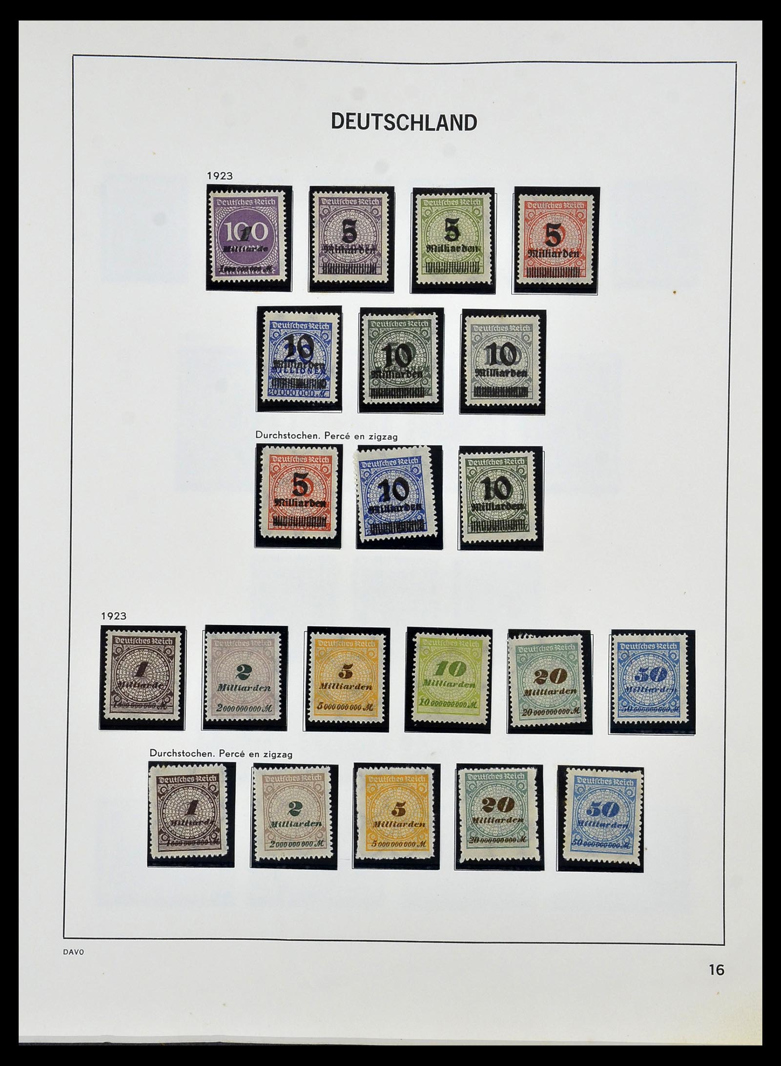 34457 016 - Postzegelverzameling 34457 Duitsland 1872-1980.