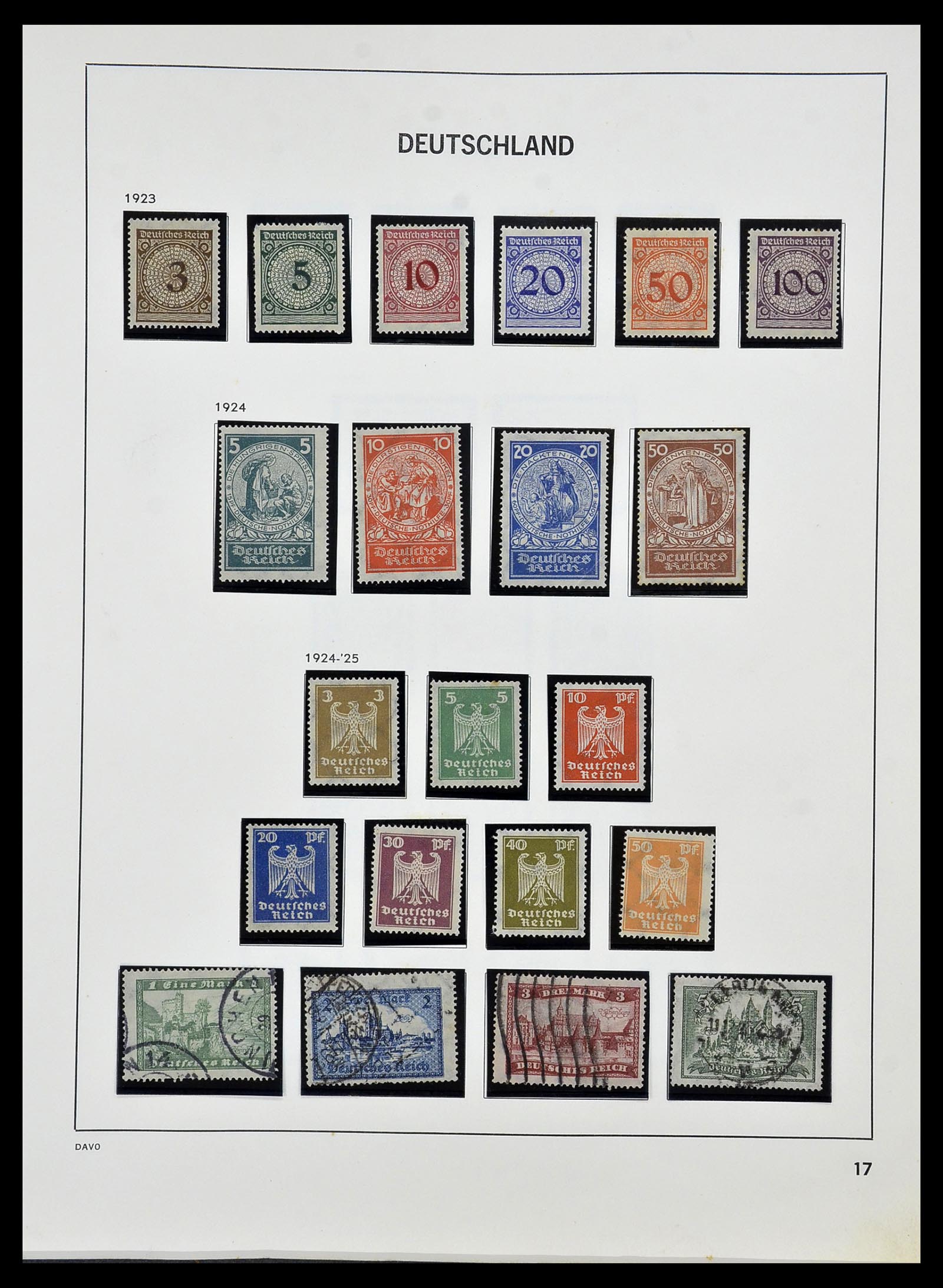 34457 017 - Postzegelverzameling 34457 Duitsland 1872-1980.