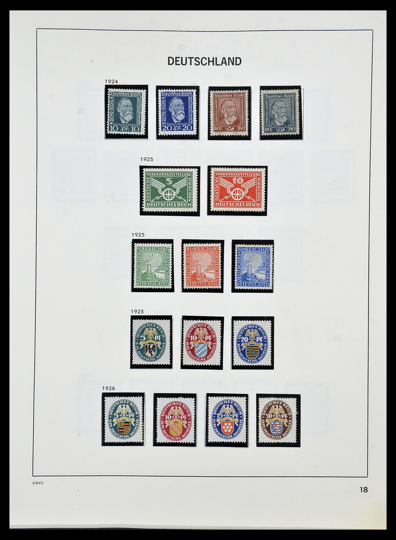 34457 018 - Postzegelverzameling 34457 Duitsland 1872-1980.