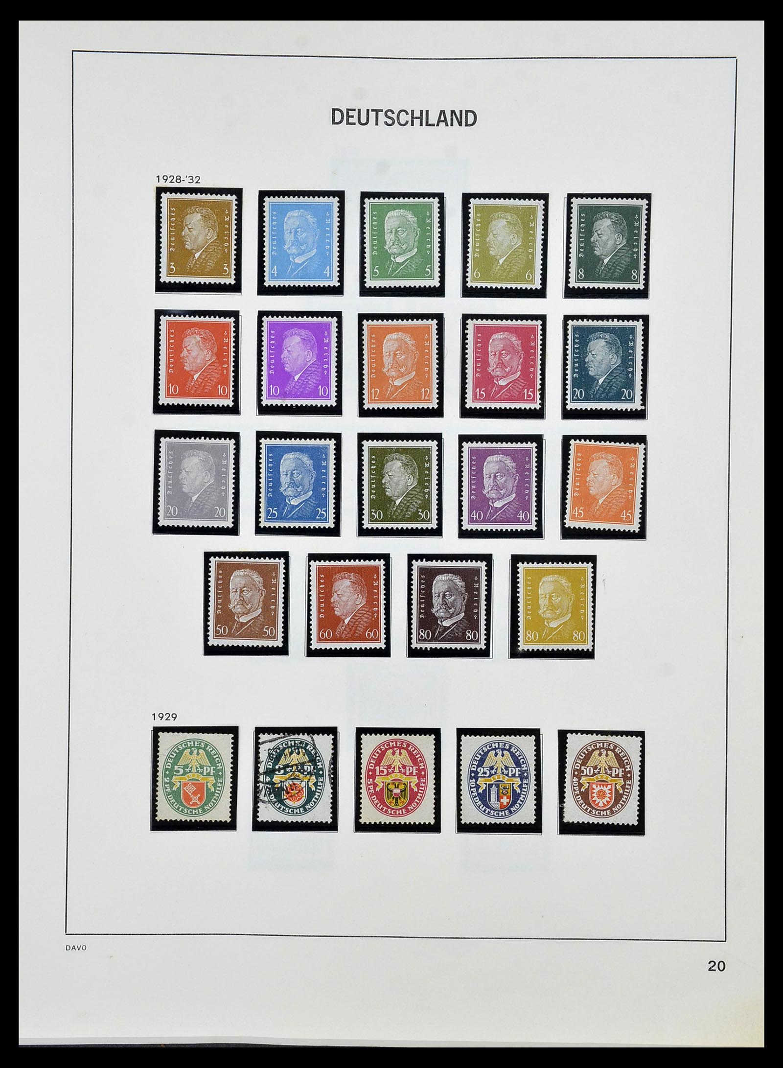 34457 020 - Postzegelverzameling 34457 Duitsland 1872-1980.