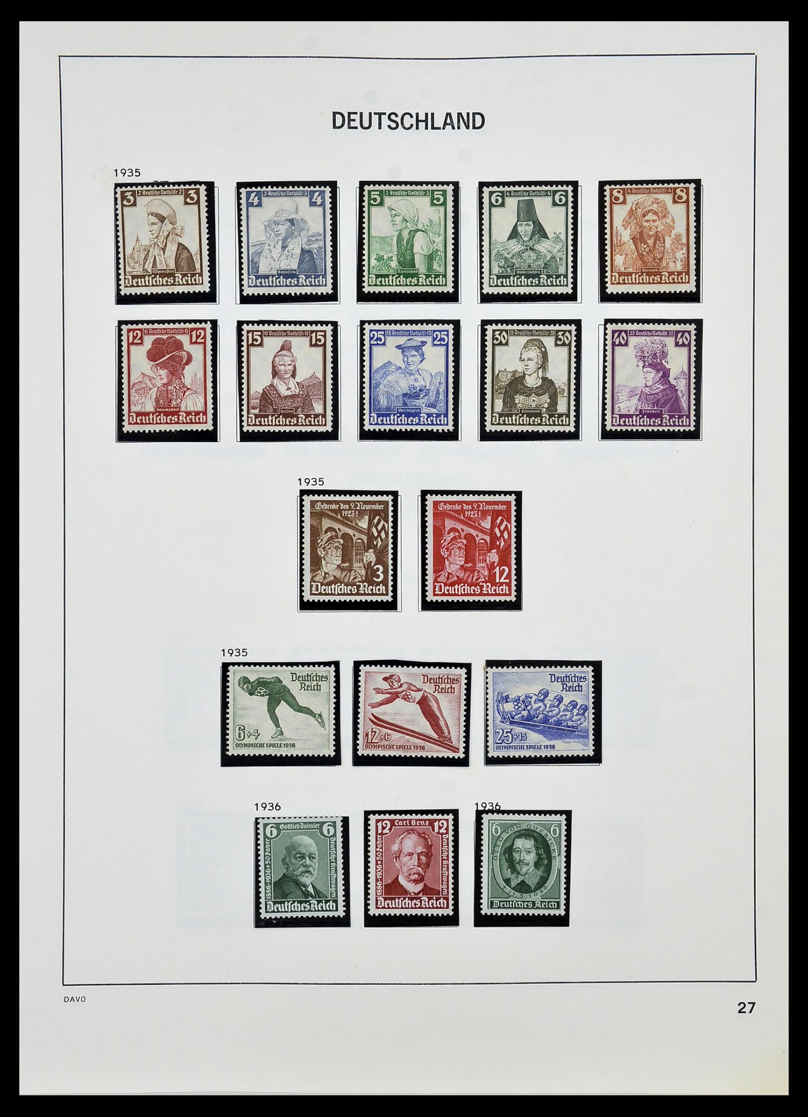 34457 027 - Stamp Collection 34457 Germany 1872-1980.