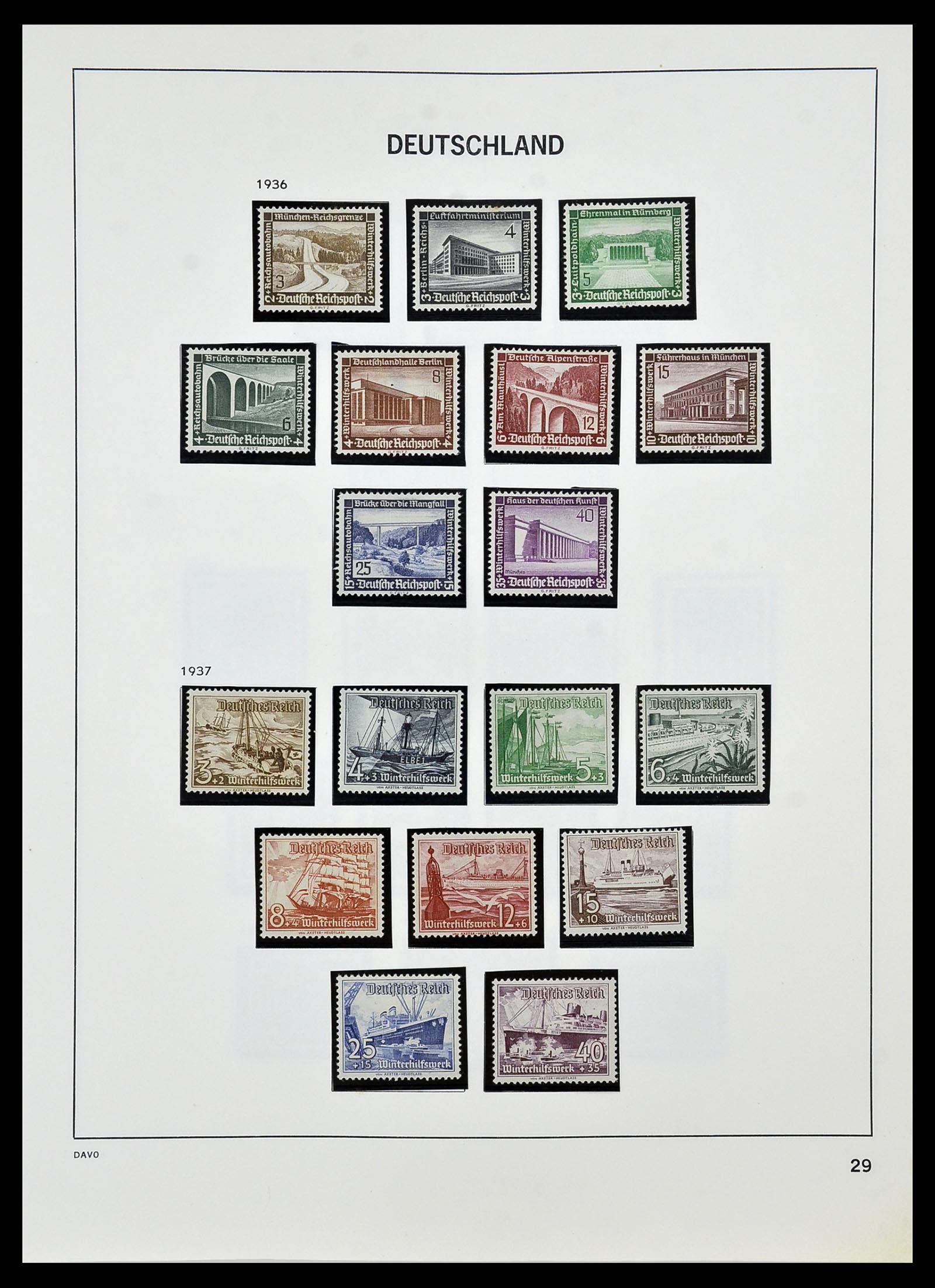 34457 029 - Stamp Collection 34457 Germany 1872-1980.
