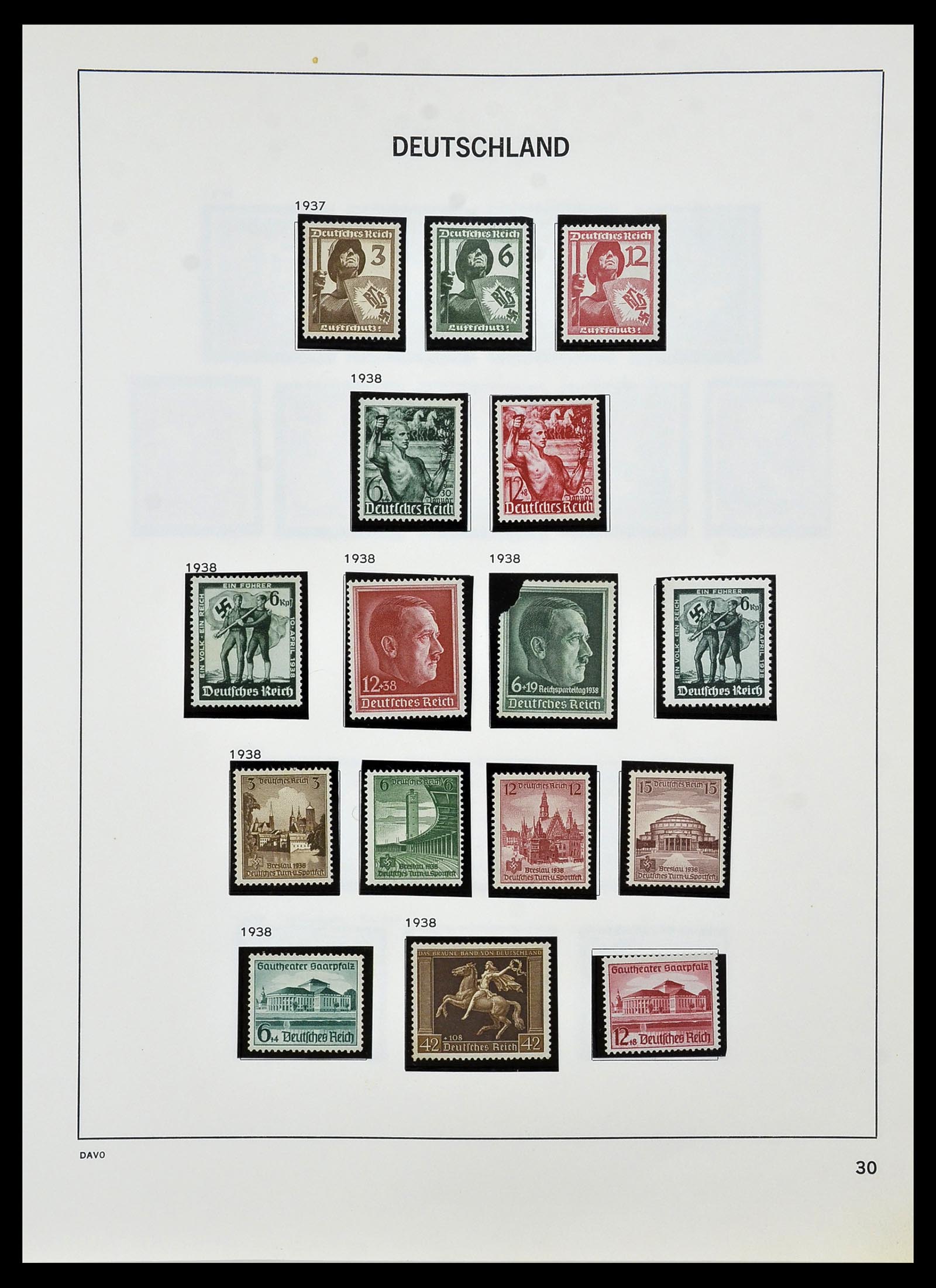 34457 030 - Stamp Collection 34457 Germany 1872-1980.