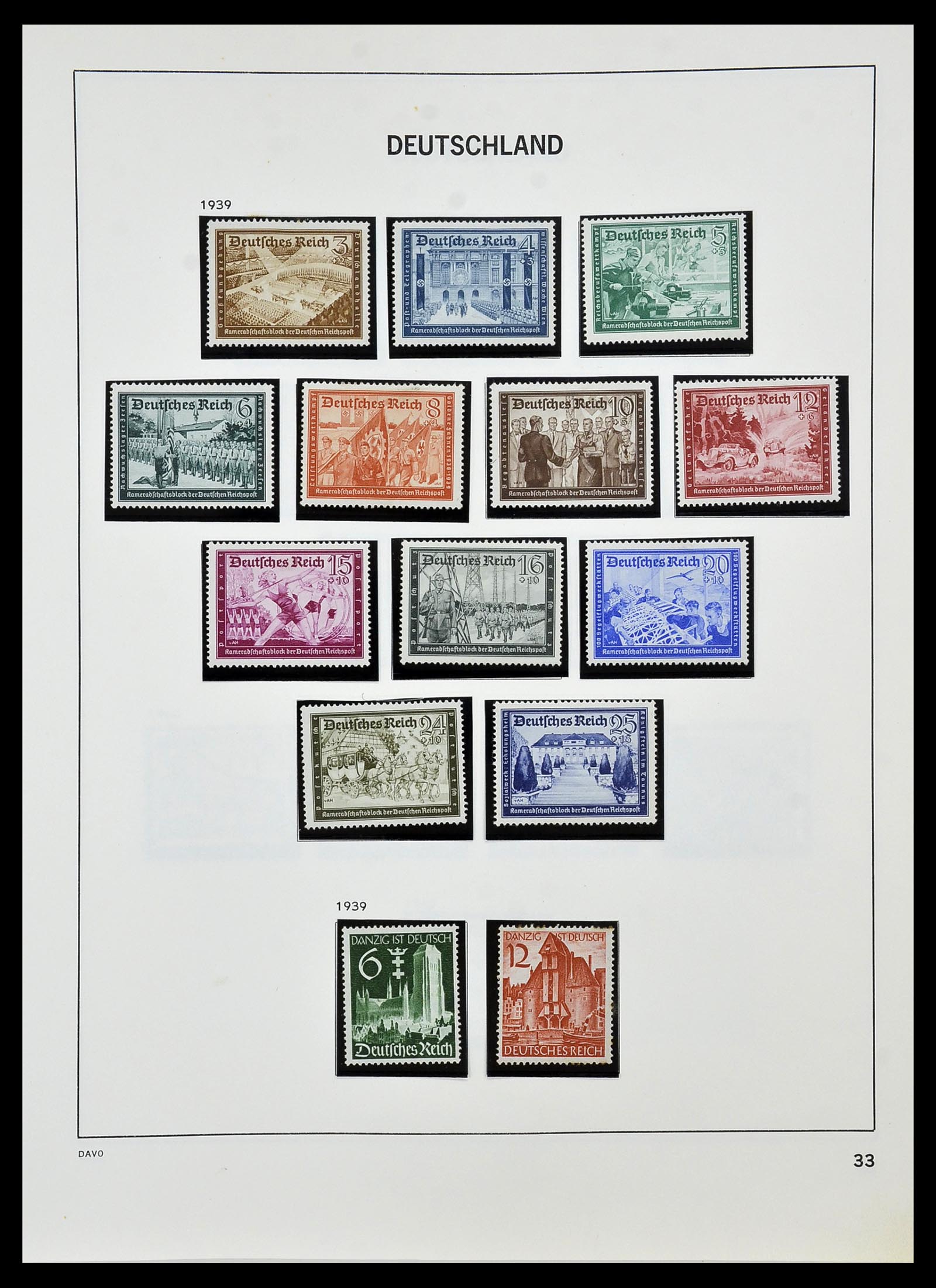 34457 033 - Stamp Collection 34457 Germany 1872-1980.