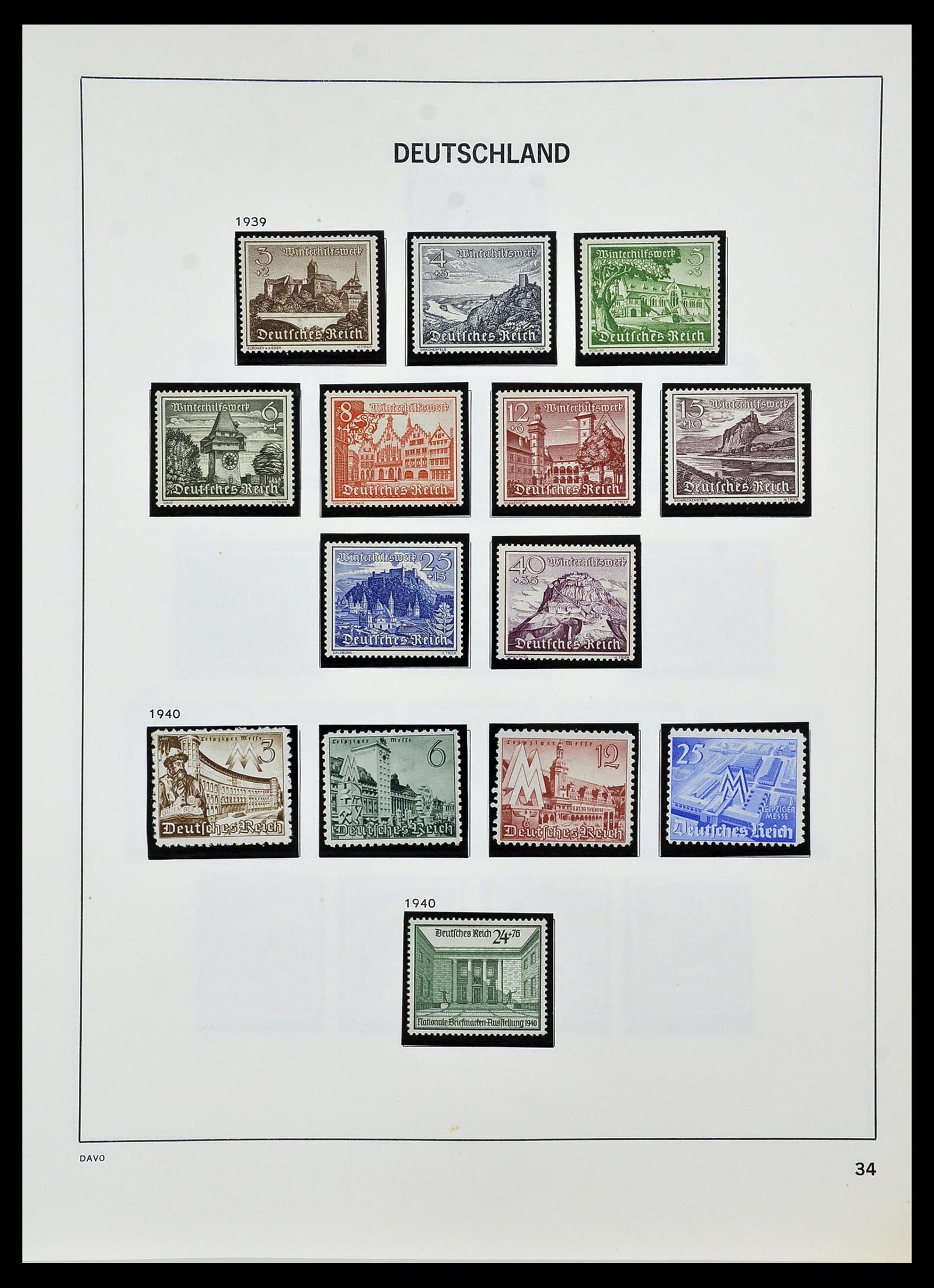 34457 034 - Stamp Collection 34457 Germany 1872-1980.