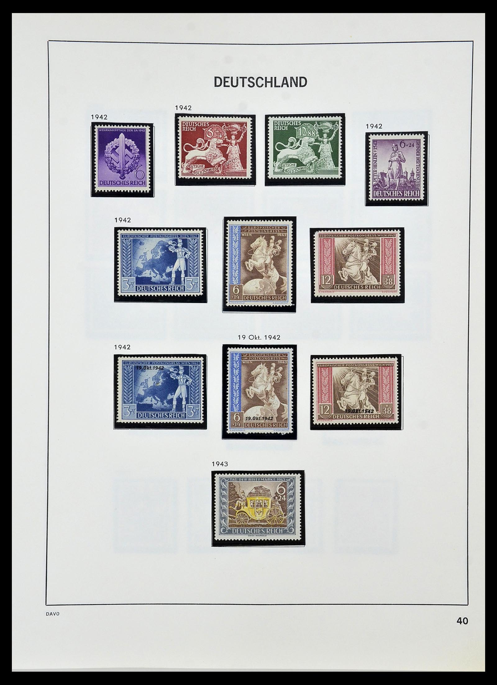 34457 040 - Stamp Collection 34457 Germany 1872-1980.