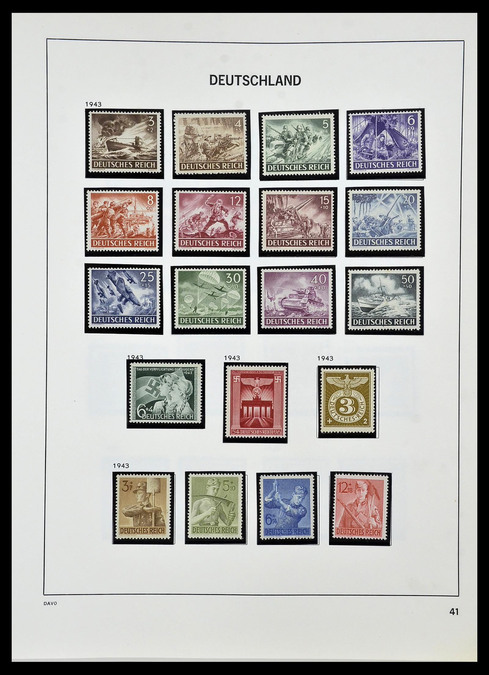 34457 041 - Stamp Collection 34457 Germany 1872-1980.