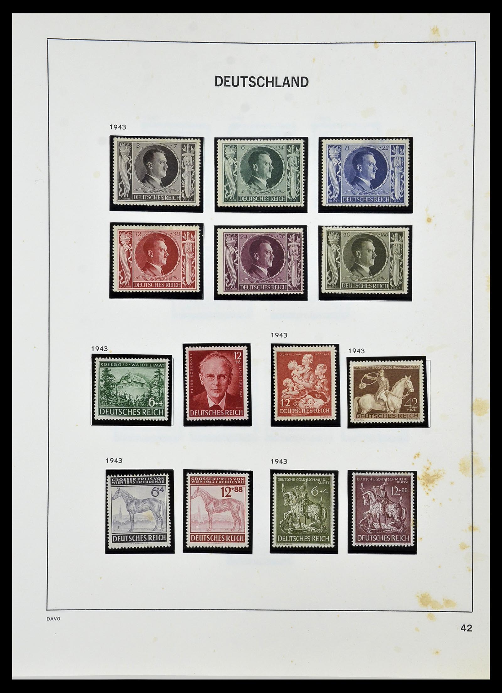 34457 042 - Stamp Collection 34457 Germany 1872-1980.