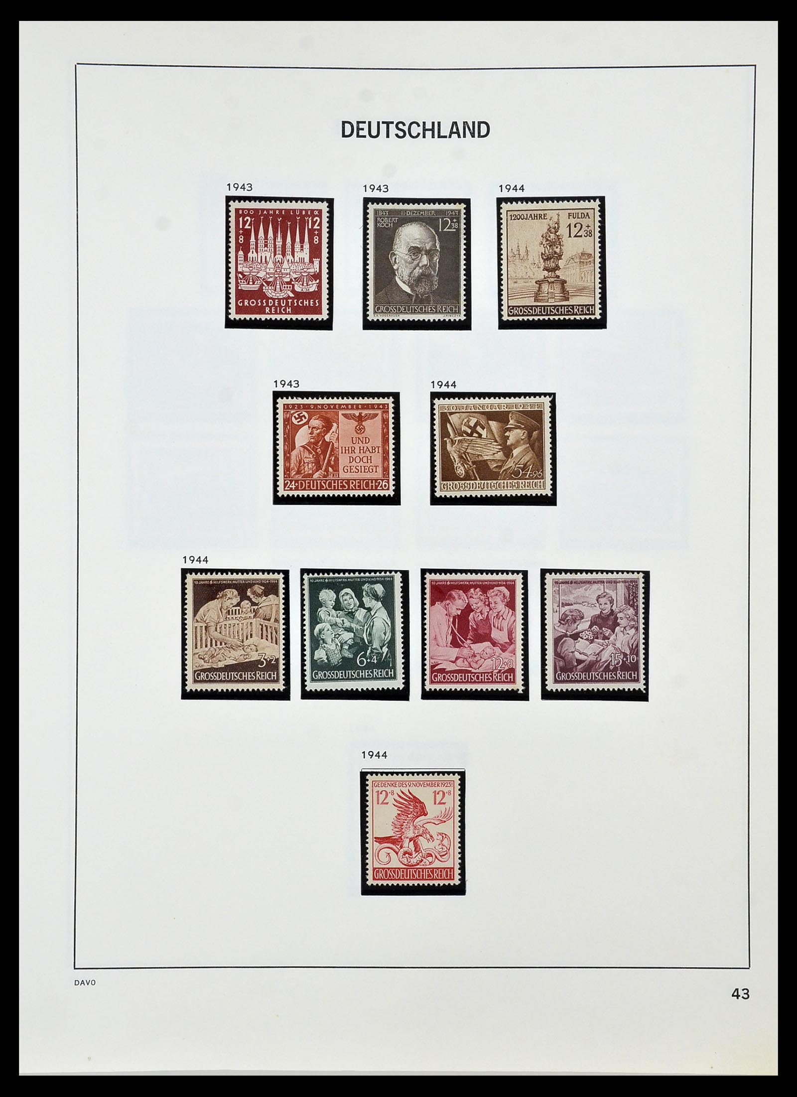 34457 043 - Stamp Collection 34457 Germany 1872-1980.