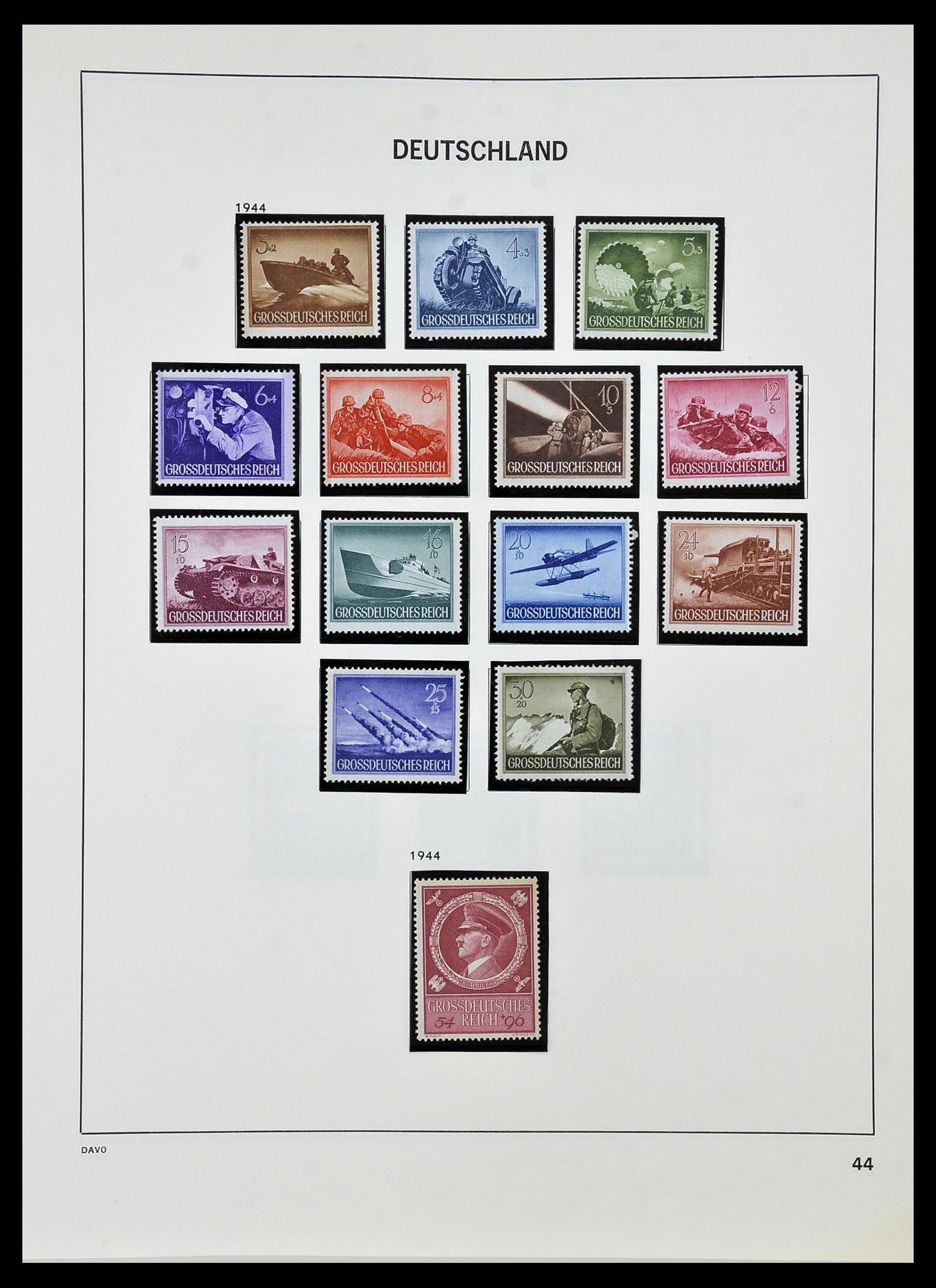 34457 044 - Stamp Collection 34457 Germany 1872-1980.