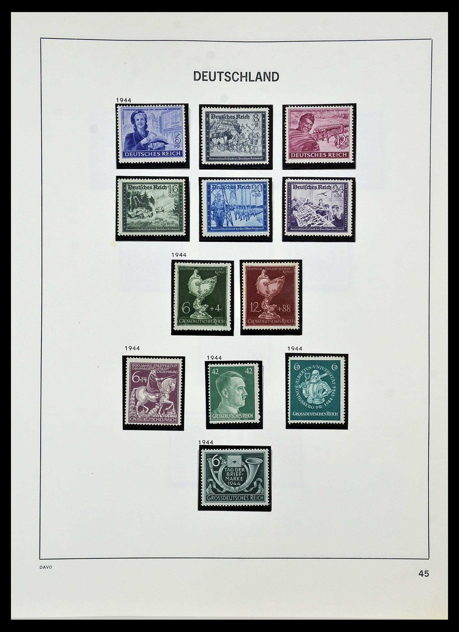 34457 045 - Stamp Collection 34457 Germany 1872-1980.