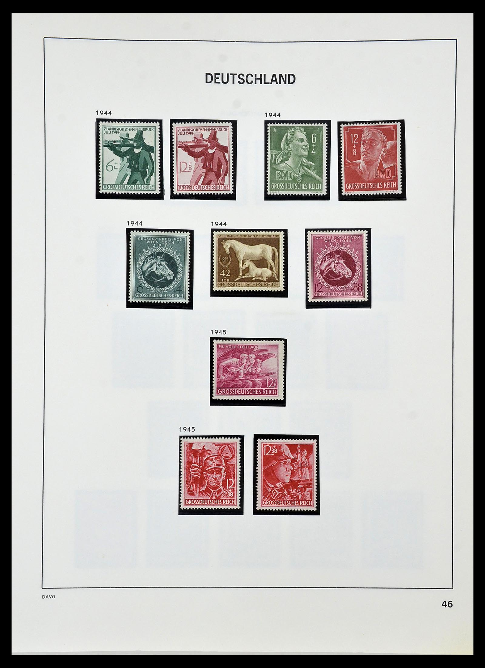 34457 046 - Stamp Collection 34457 Germany 1872-1980.