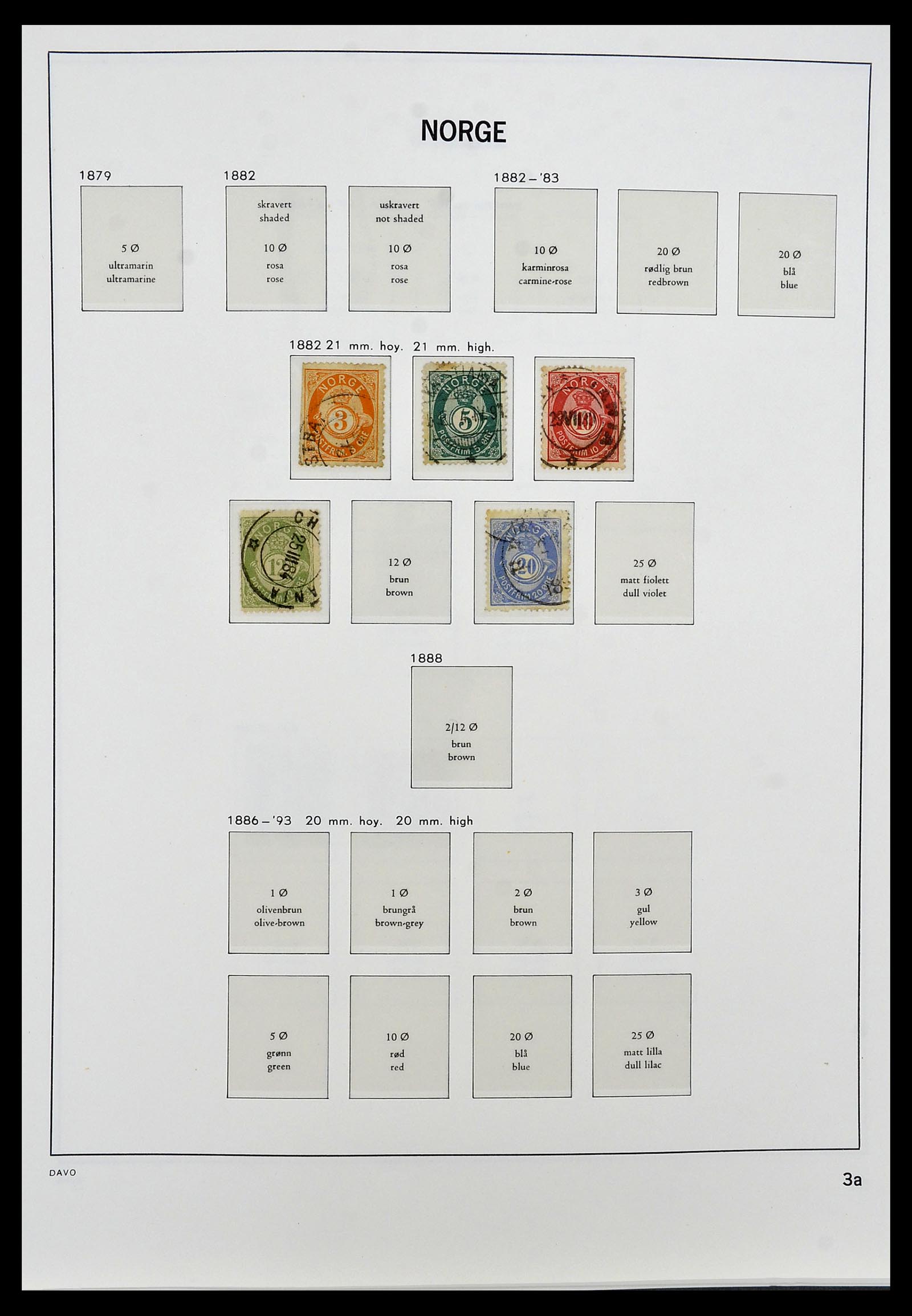 34458 004 - Postzegelverzameling 34458 Noorwegen 1855-1999.