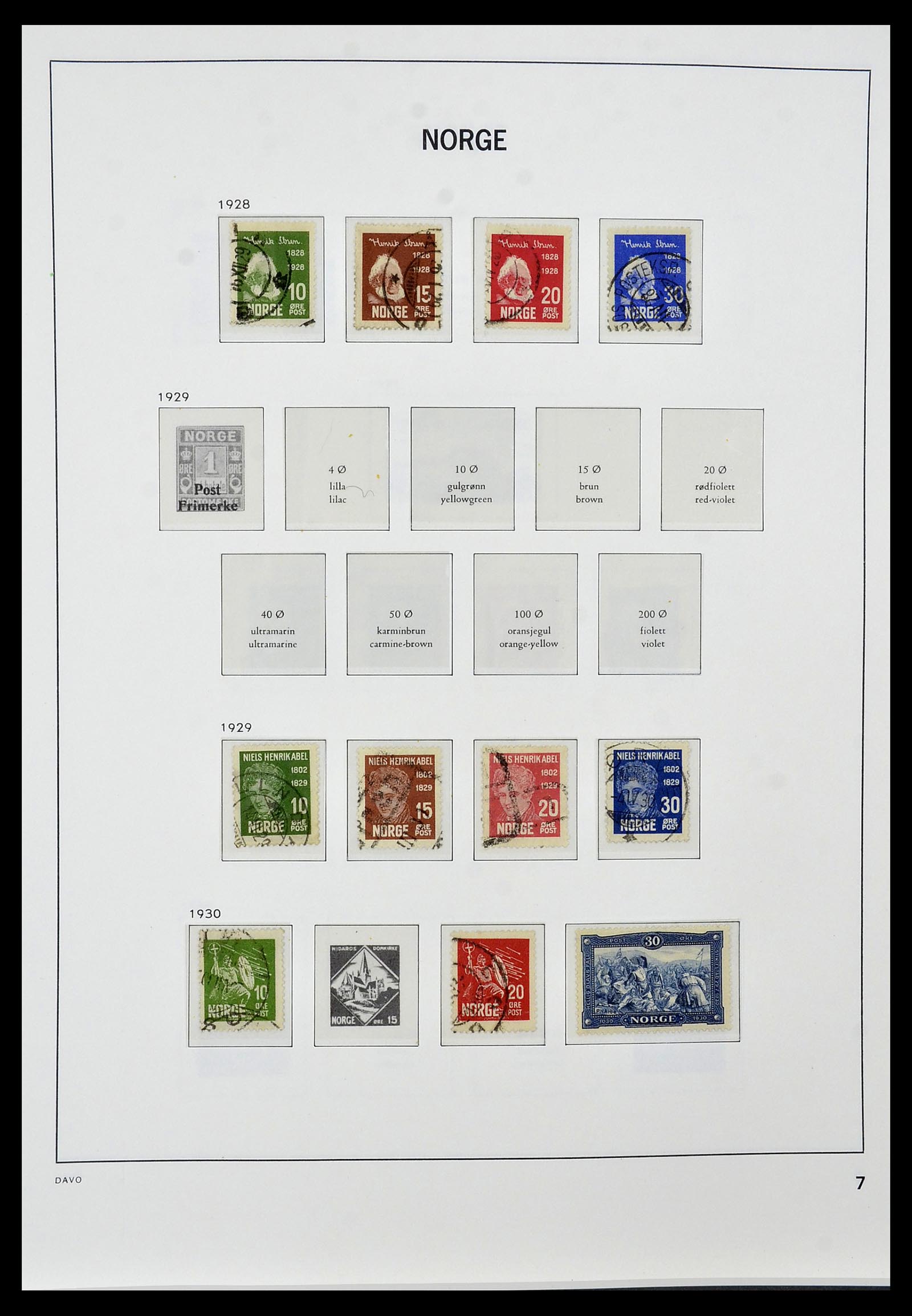 34458 009 - Postzegelverzameling 34458 Noorwegen 1855-1999.