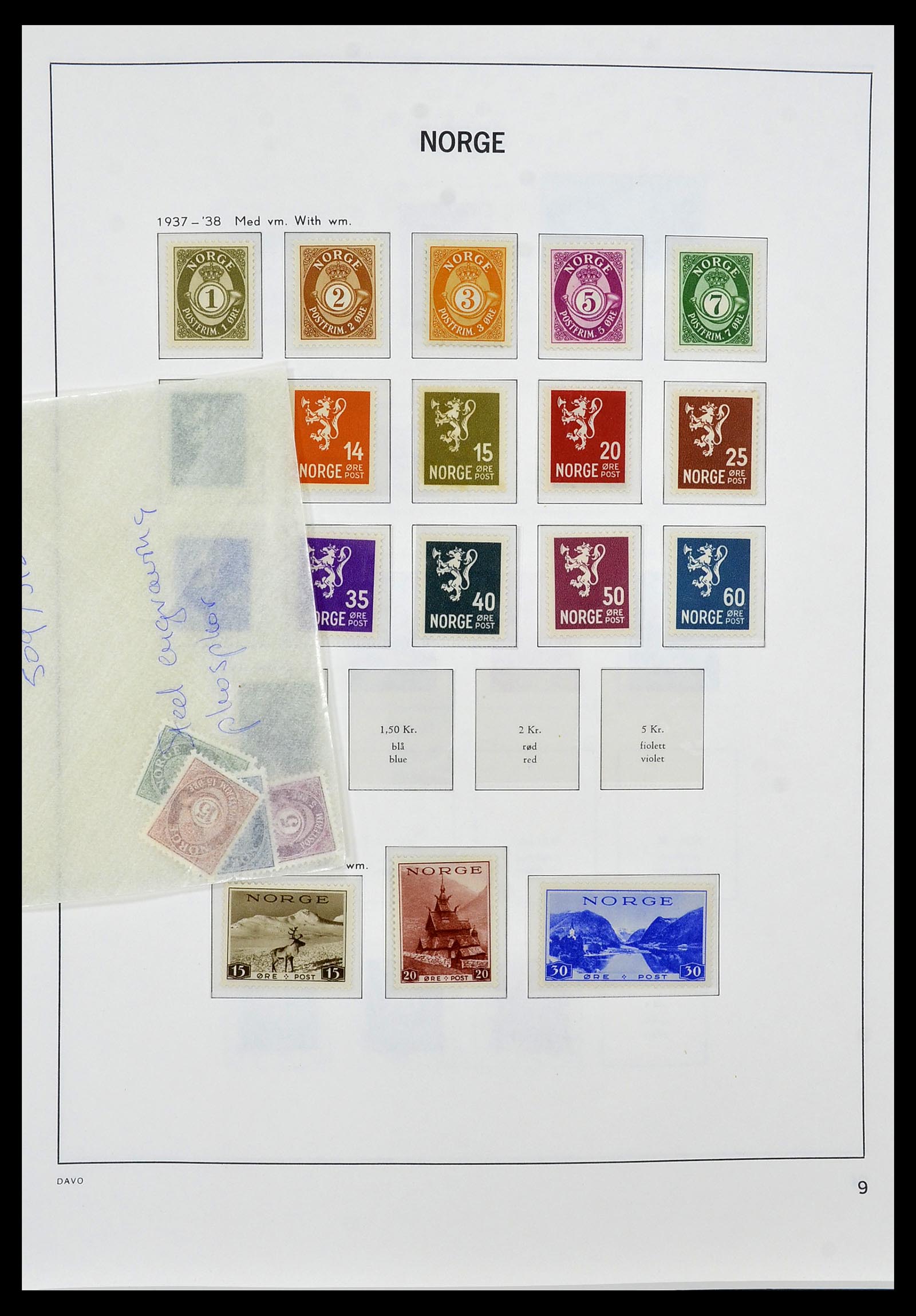 34458 011 - Postzegelverzameling 34458 Noorwegen 1855-1999.